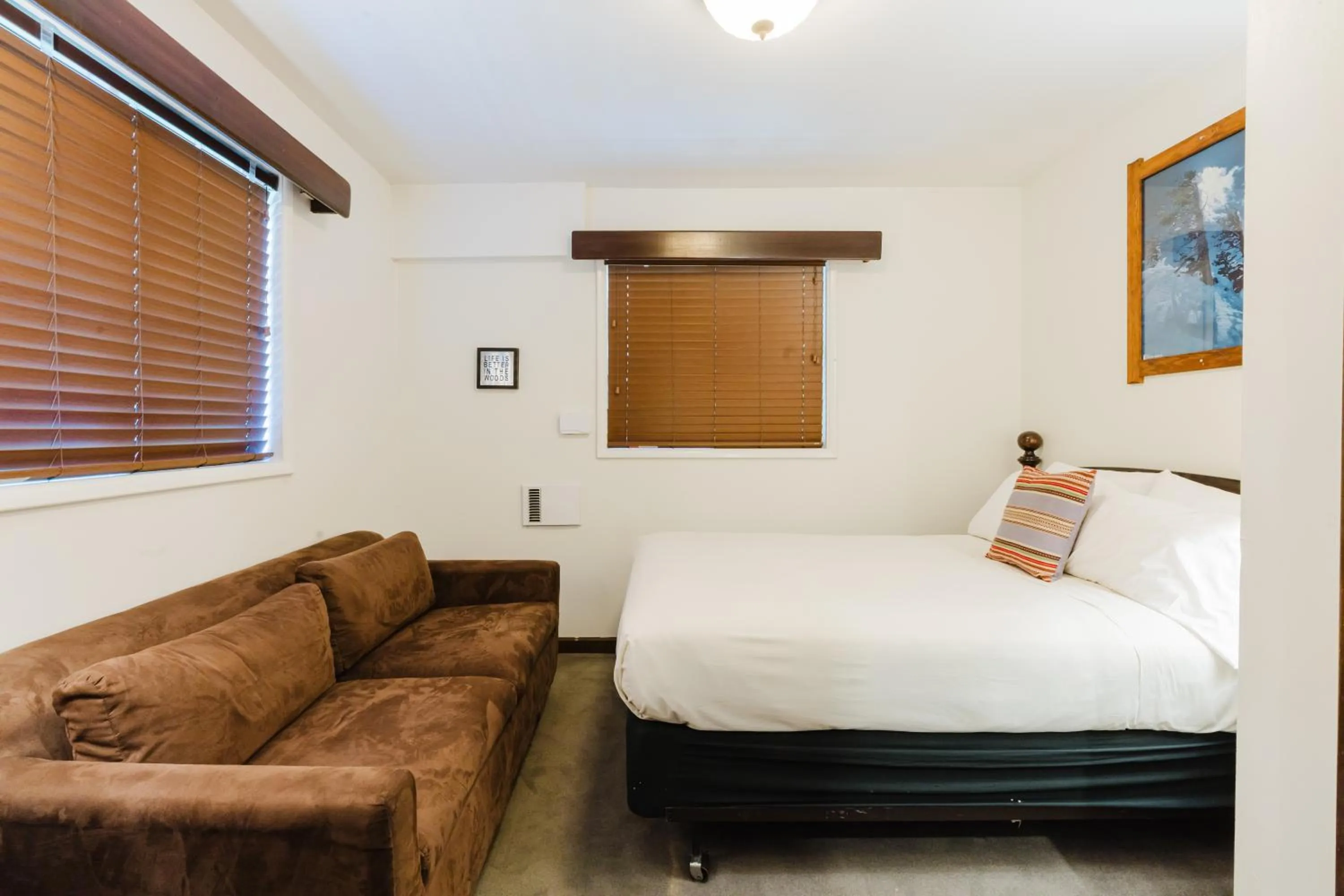 Bed in Crystal Mountain Hotels