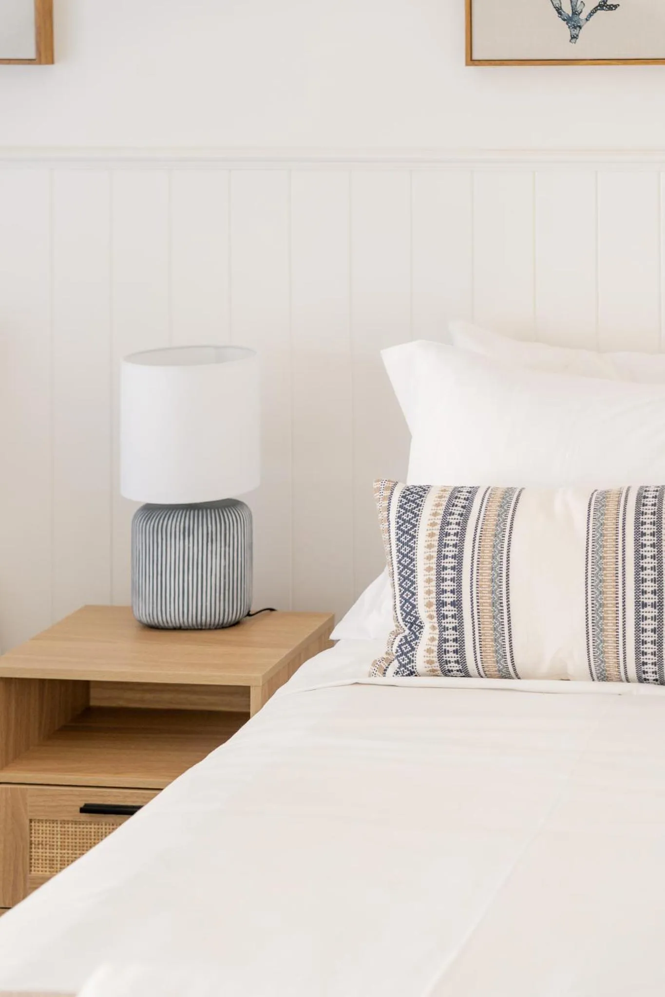 Bed in Cashelmara Beachfront Apartments