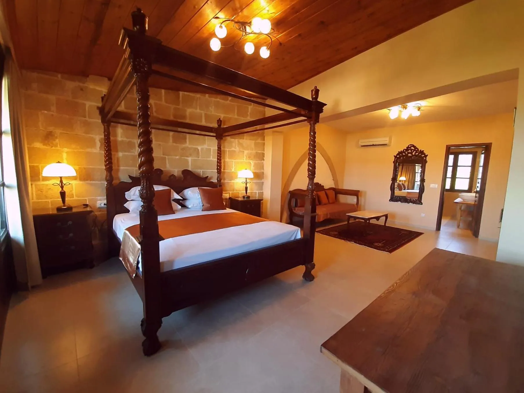 Photo of the whole room, Bed in S.Nikolis' Historic Boutique Hotel