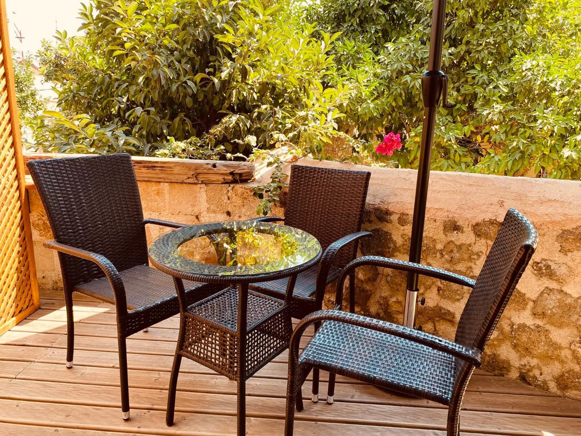 Patio in S.Nikolis' Historic Boutique Hotel