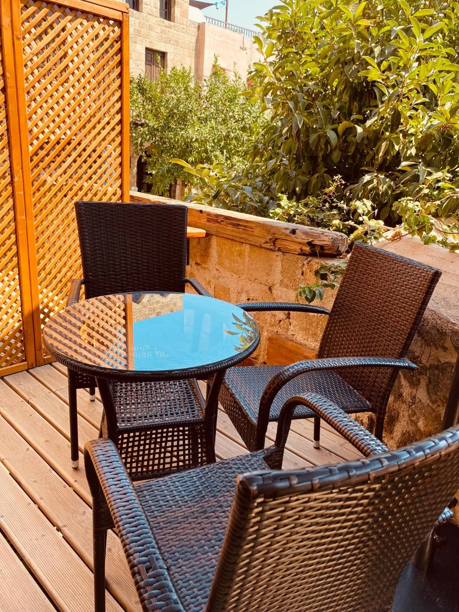 Patio in S.Nikolis' Historic Boutique Hotel