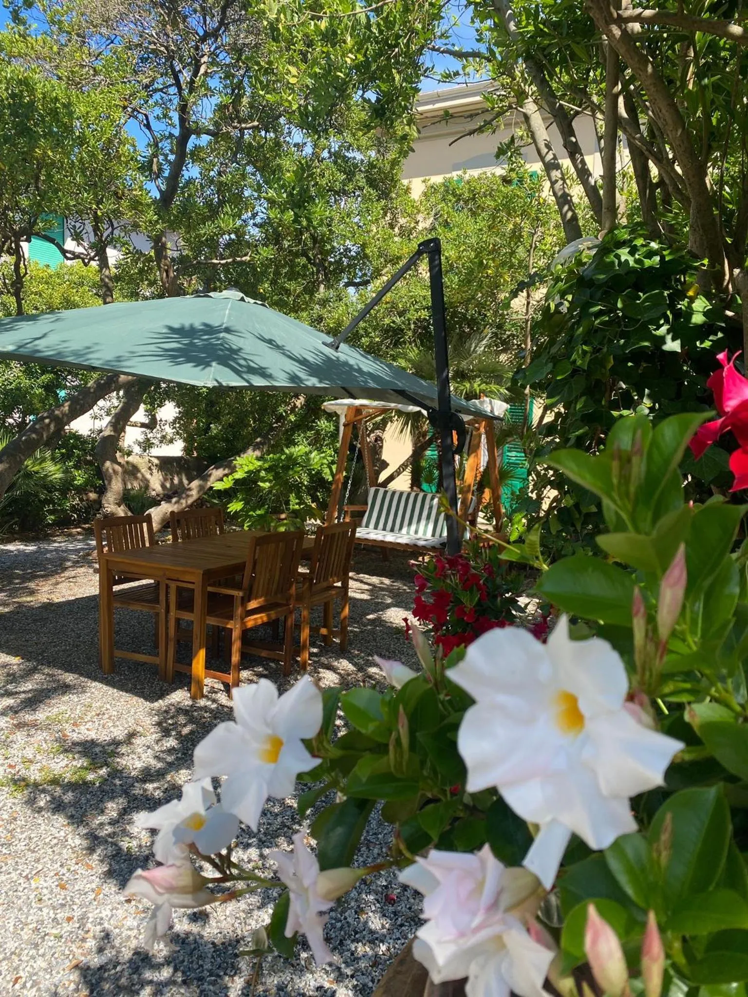 Garden view in Albergo Pensione Bartoli