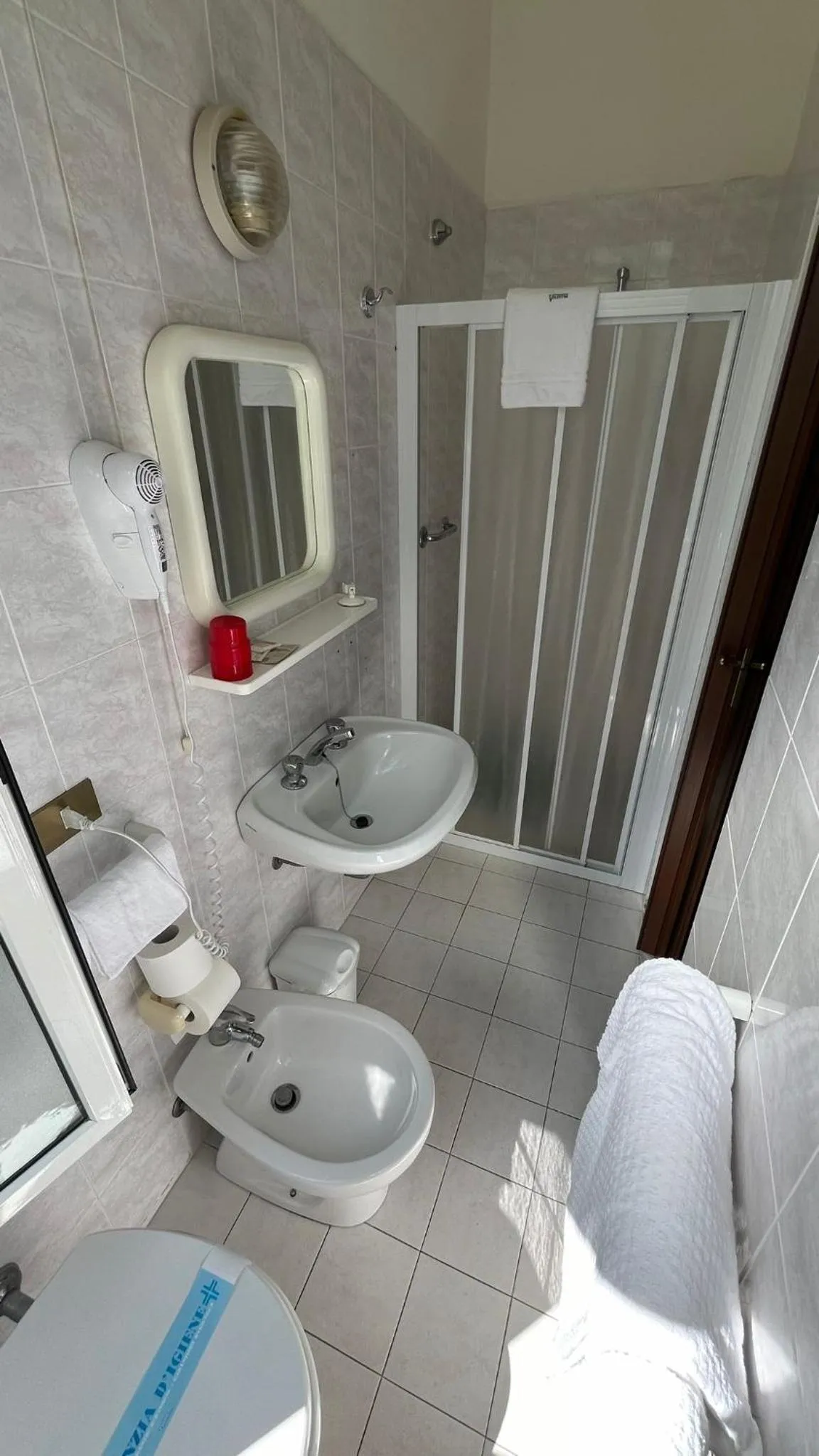 Shower in Albergo Pensione Bartoli