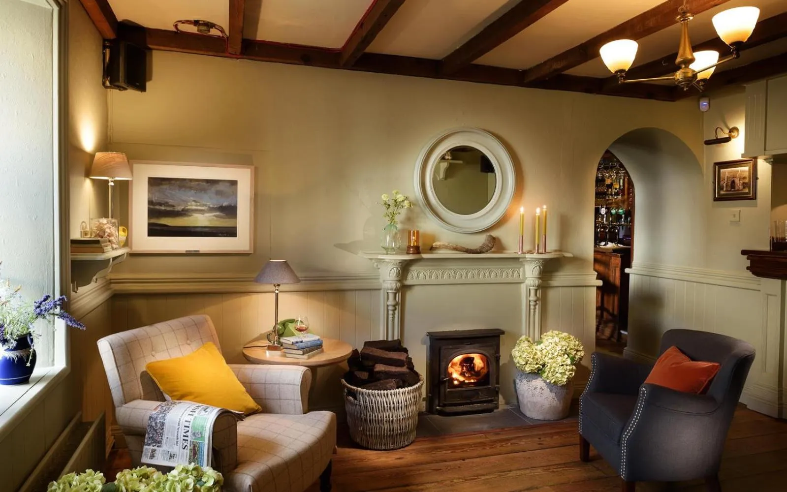 Lobby or reception in The Wild Atlantic Lodge