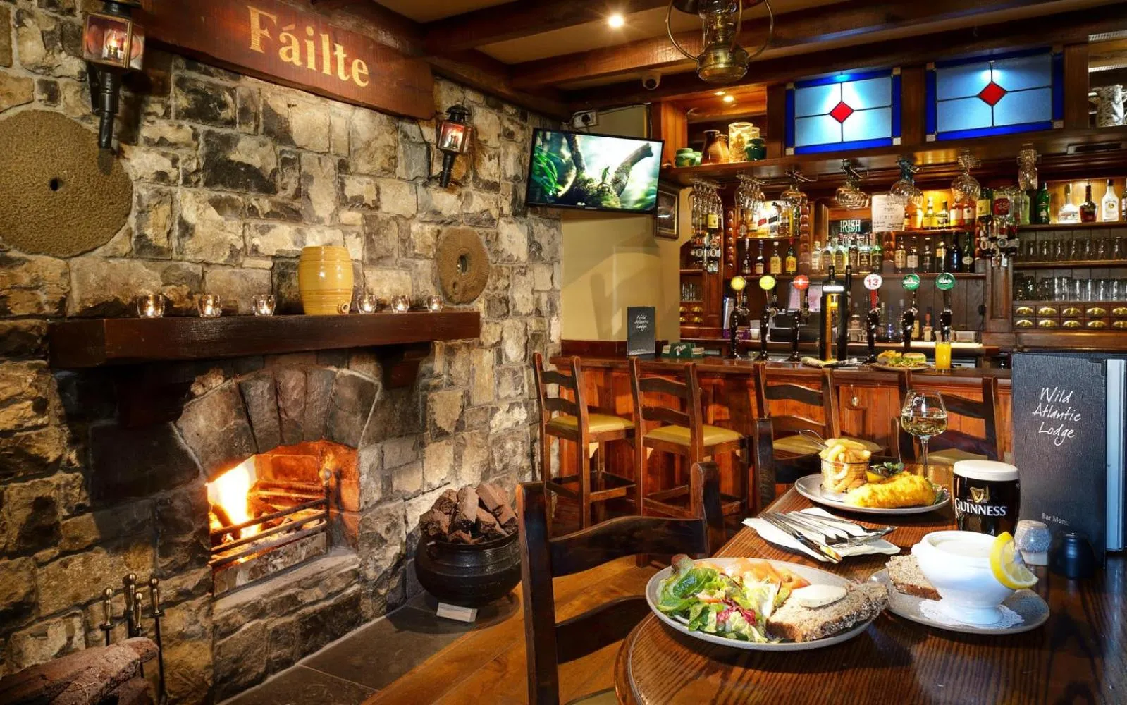 Restaurant/places to eat in The Wild Atlantic Lodge