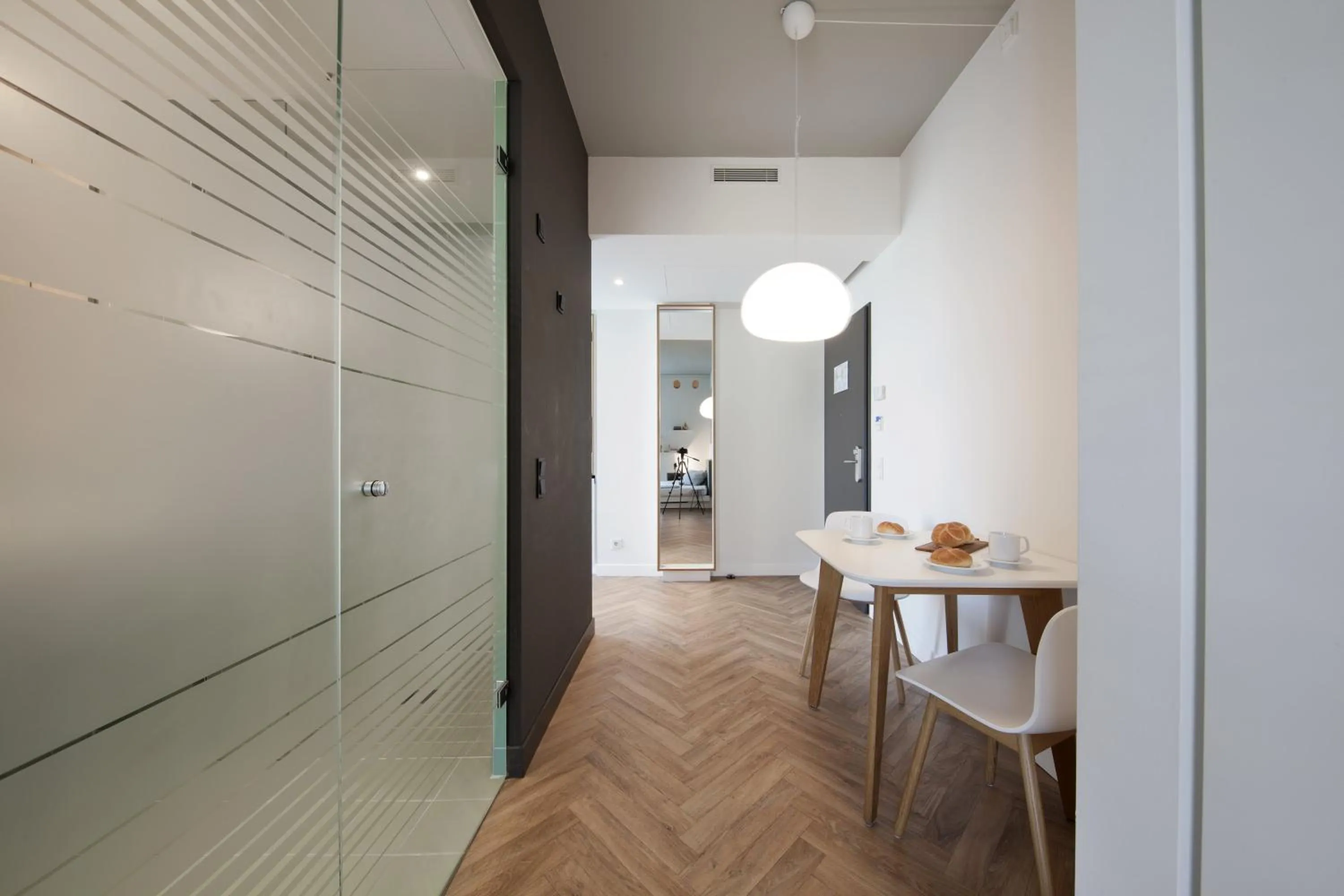 Dining area in smartments München Parkstadt Schwabing