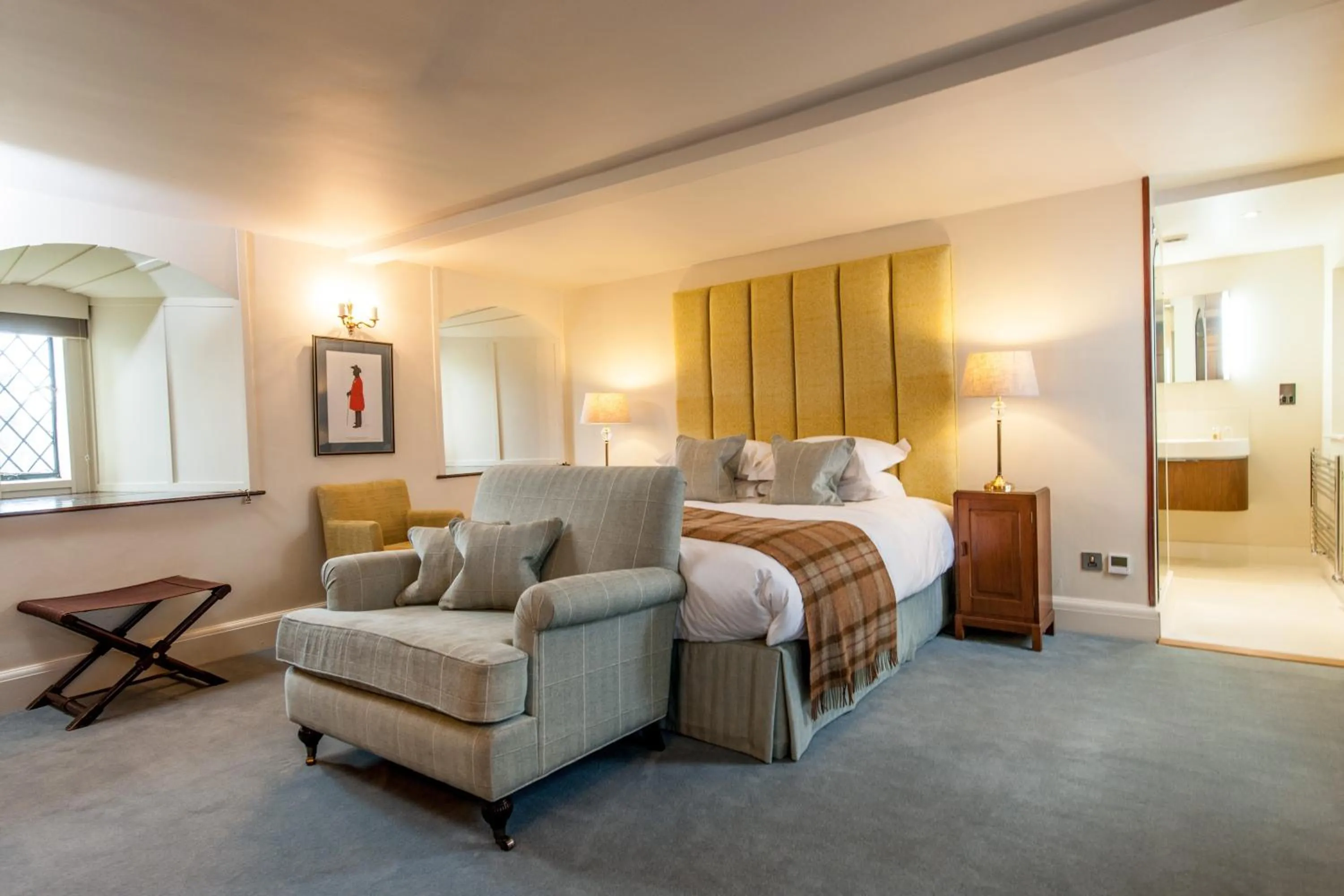 Bedroom, Bed in Amberley Castle- A Relais & Chateaux Hotel