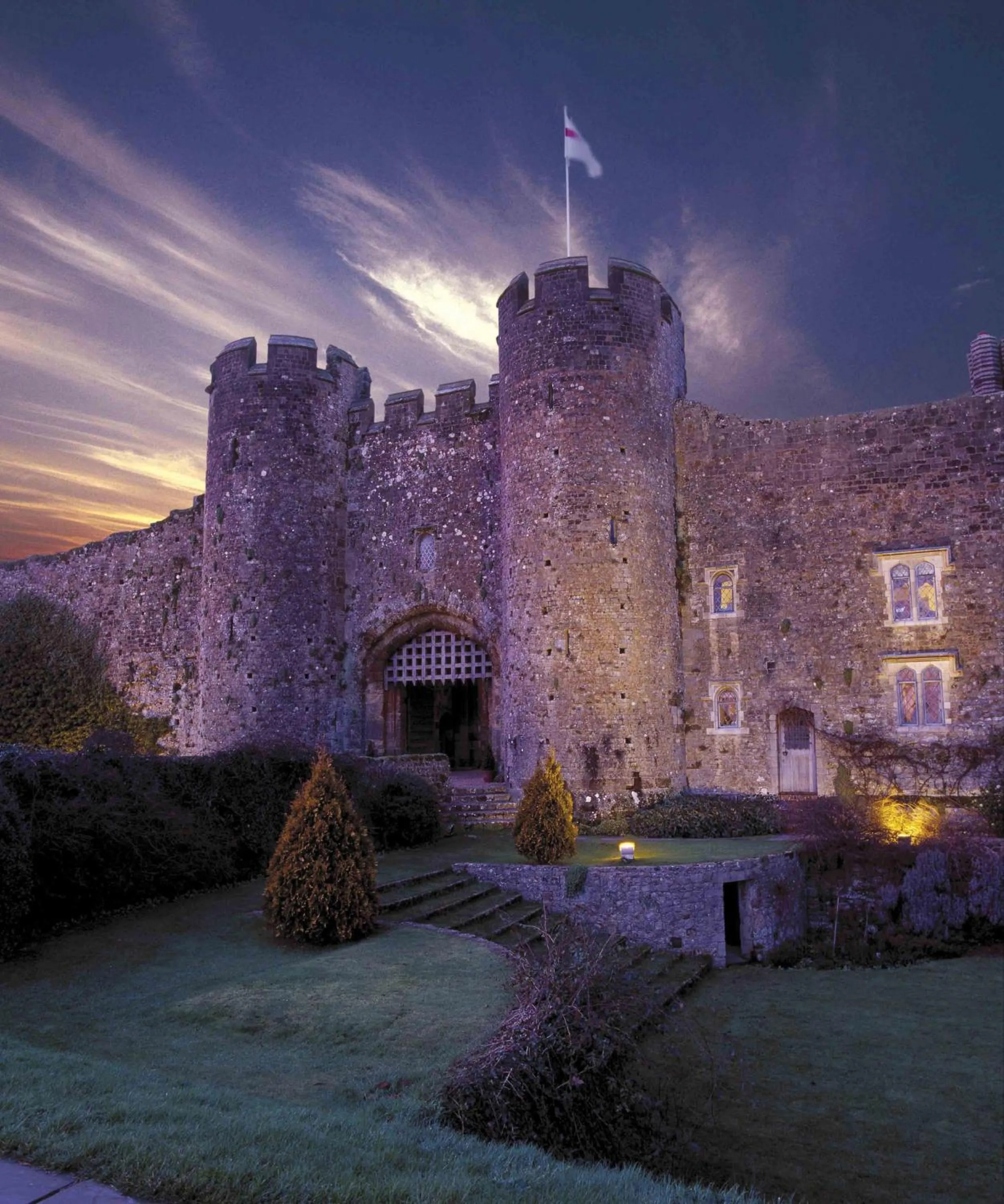 Facade/entrance in Amberley Castle- A Relais & Chateaux Hotel