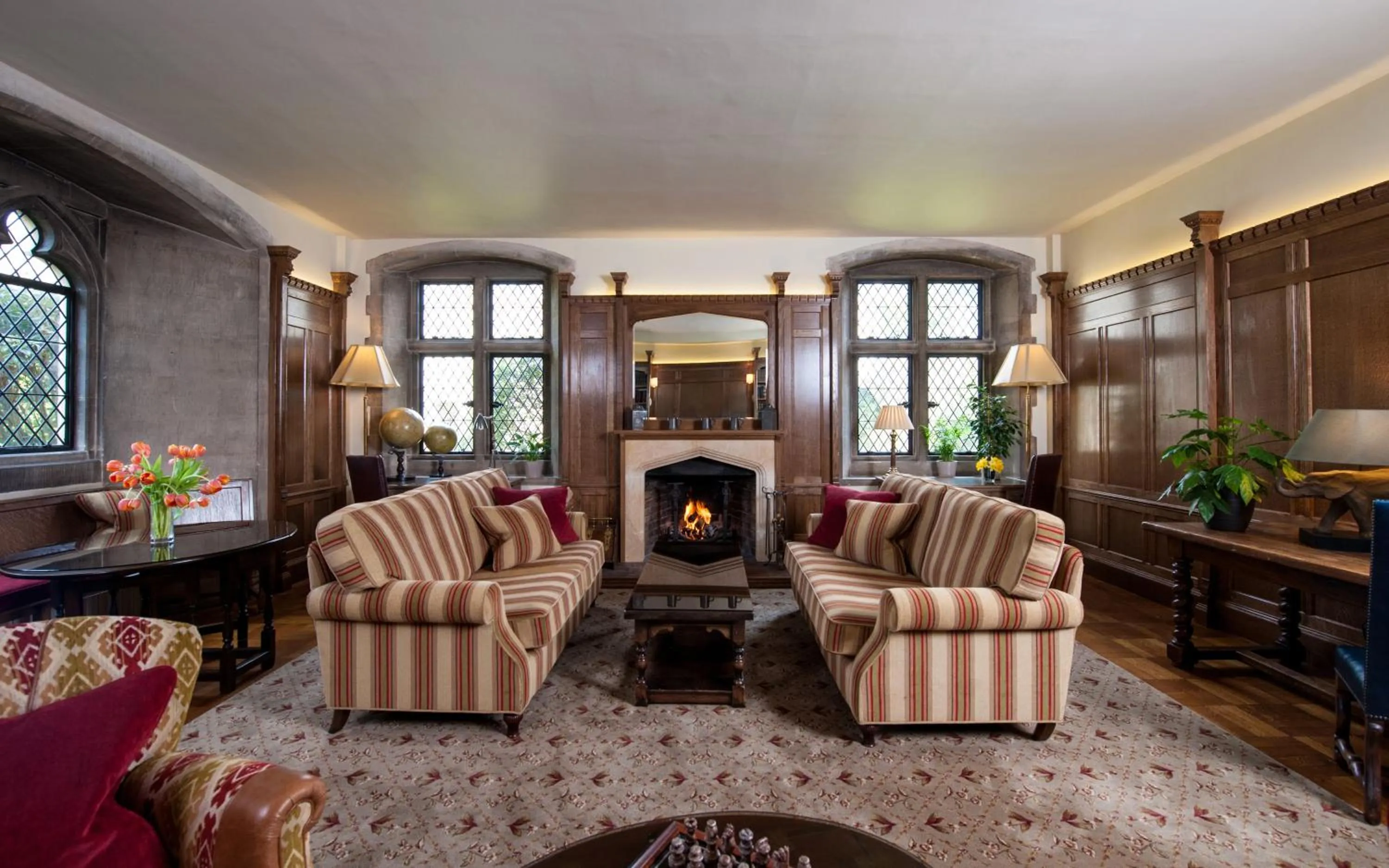 Living room in Amberley Castle- A Relais & Chateaux Hotel