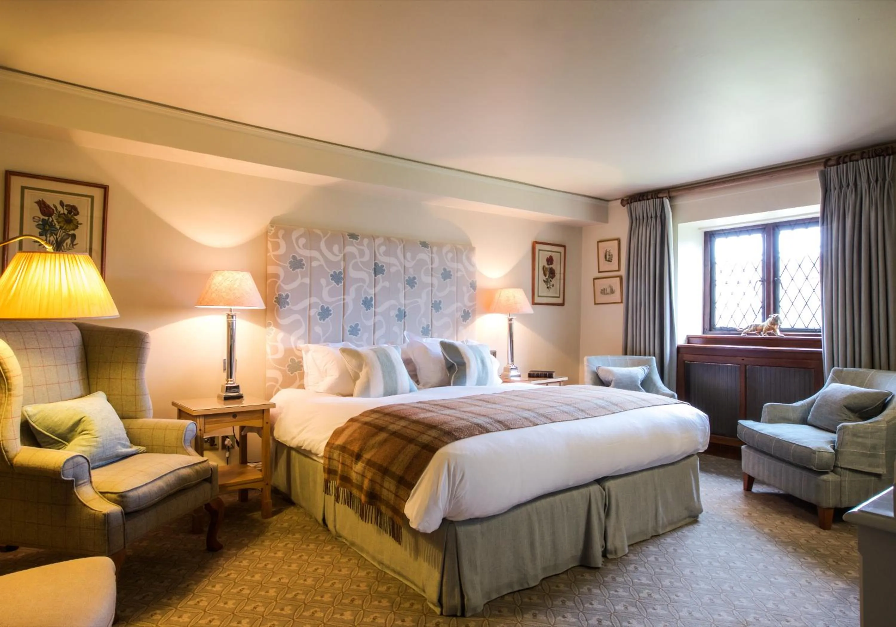 Bedroom, Bed in Amberley Castle- A Relais & Chateaux Hotel