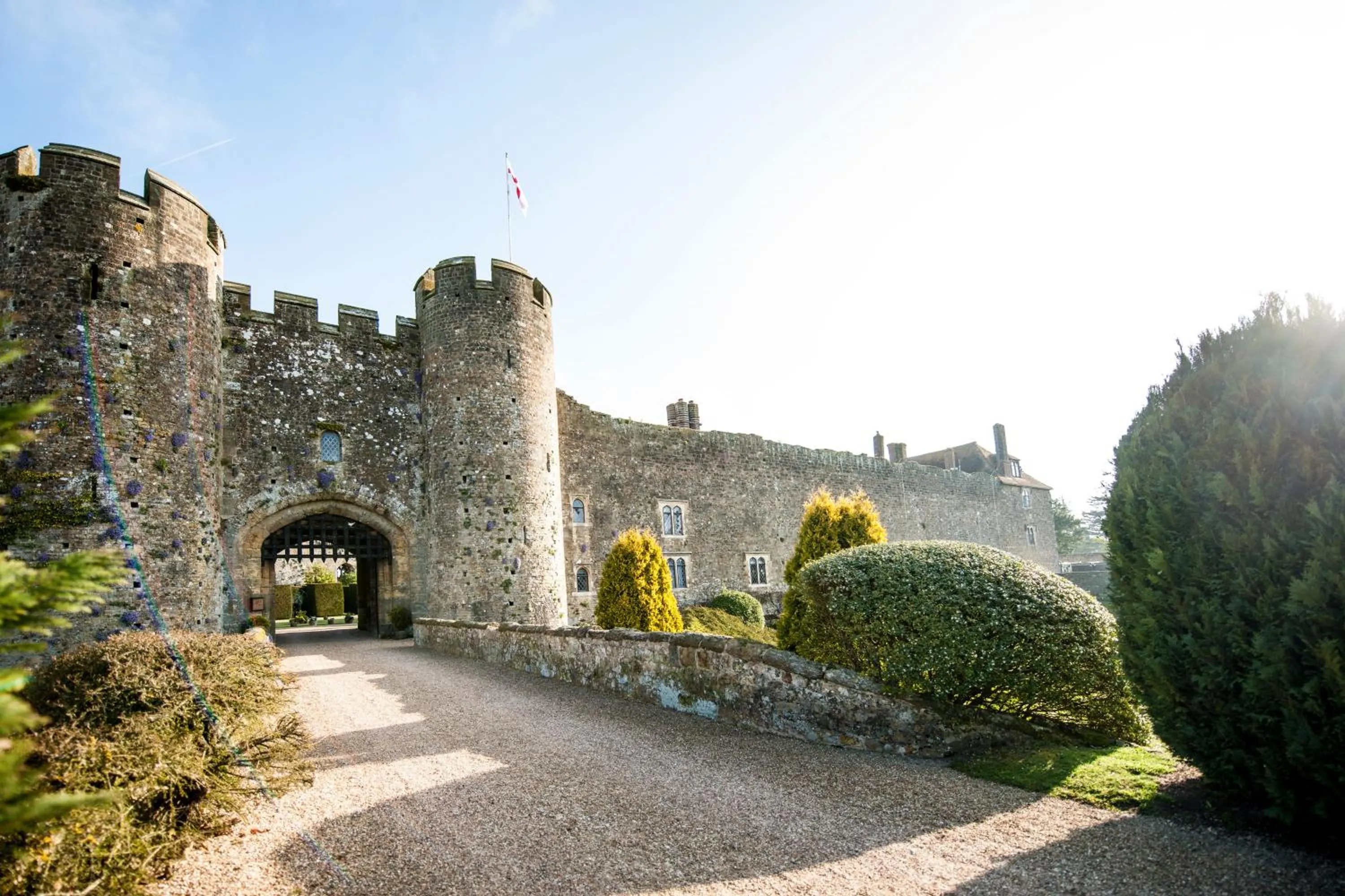 Facade/entrance in Amberley Castle- A Relais & Chateaux Hotel