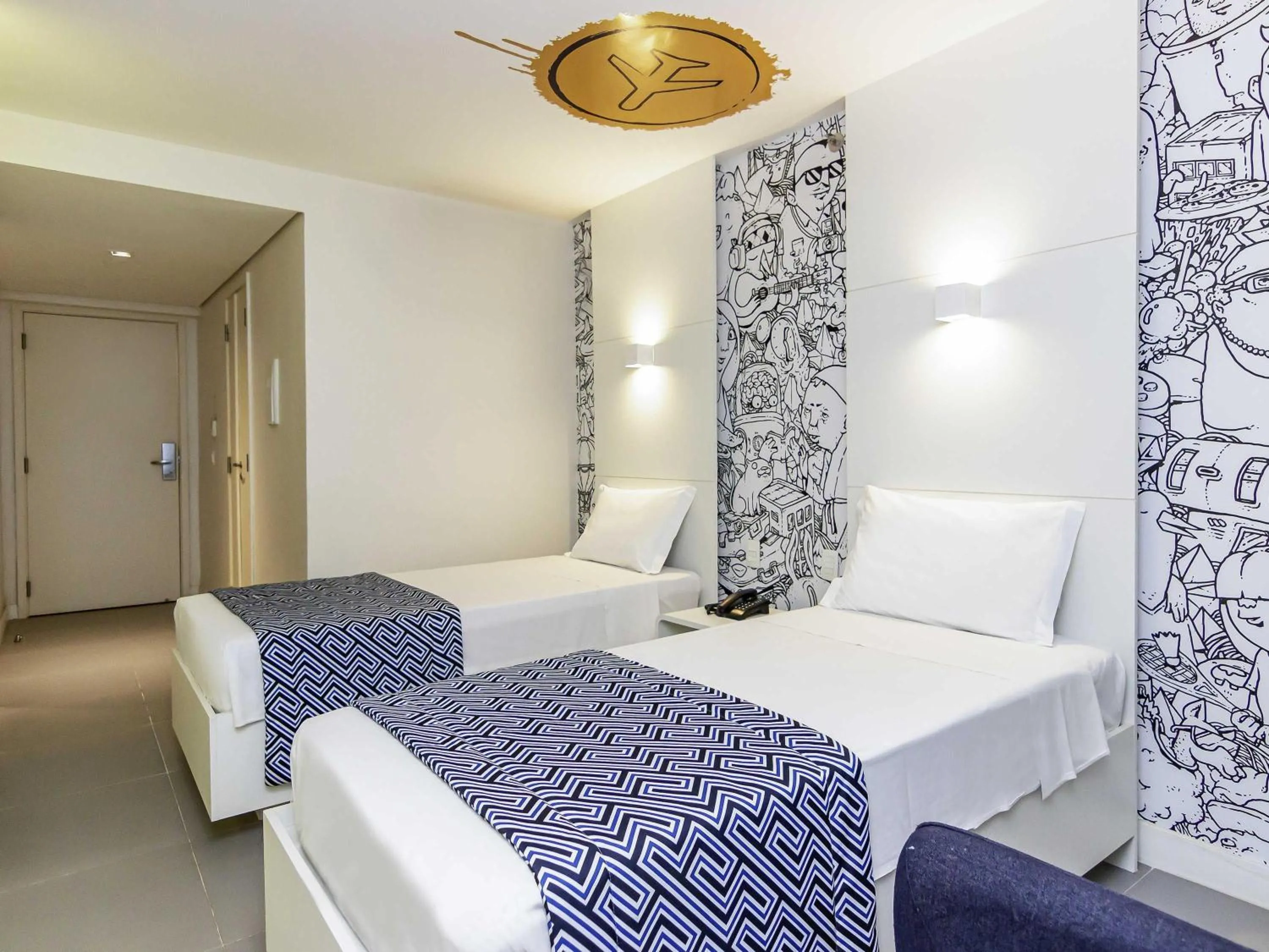 Bedroom, Bed in ibis Styles Rio de Janeiro Botafogo