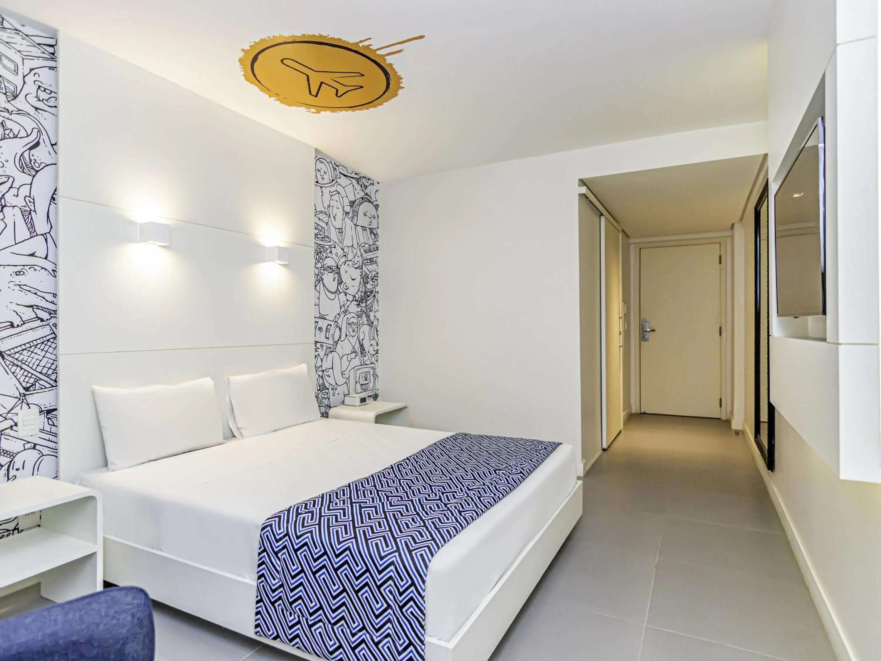 Bedroom, Bed in ibis Styles Rio de Janeiro Botafogo