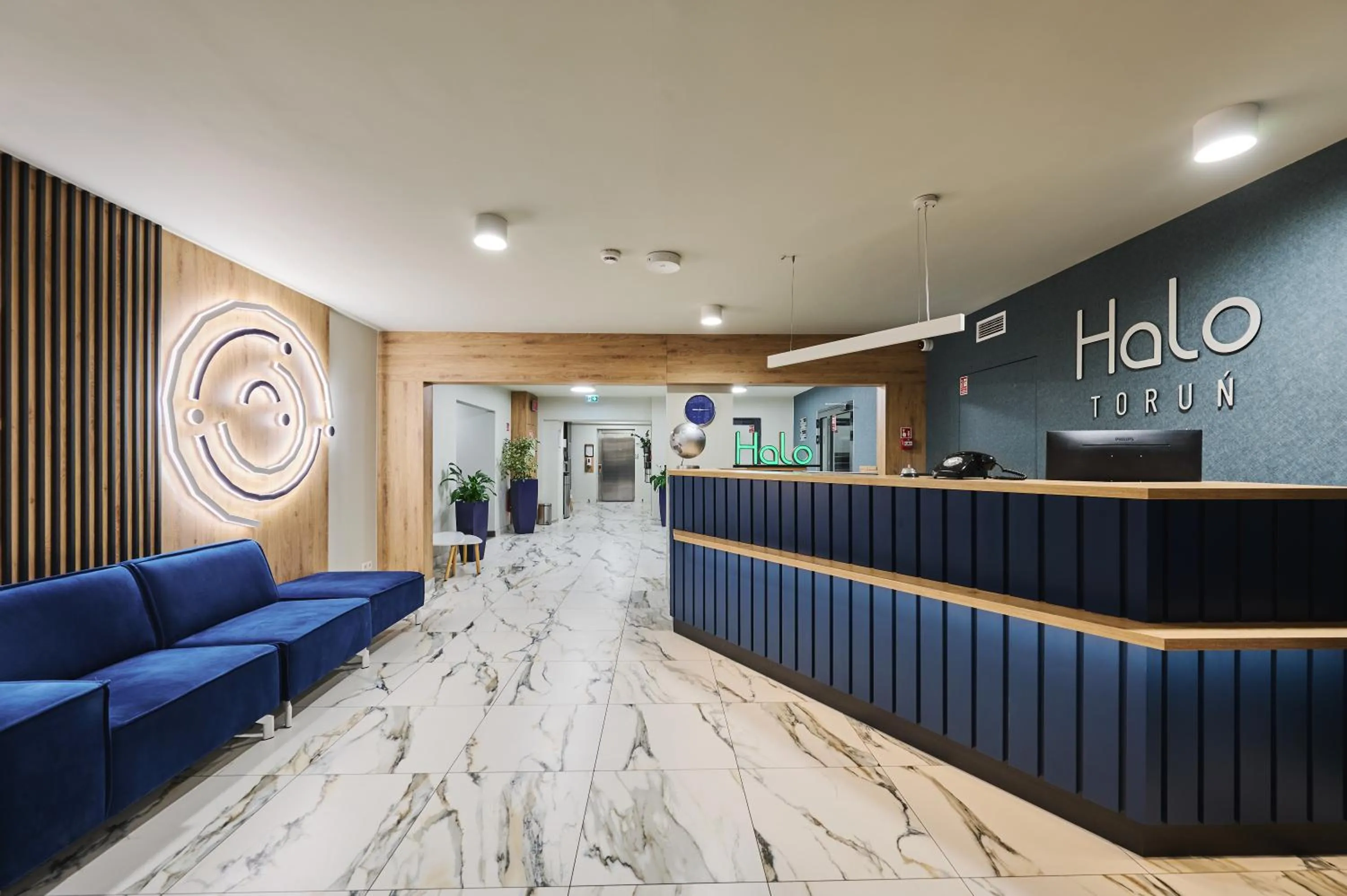 Lobby or reception in Hotel Halo Toruń