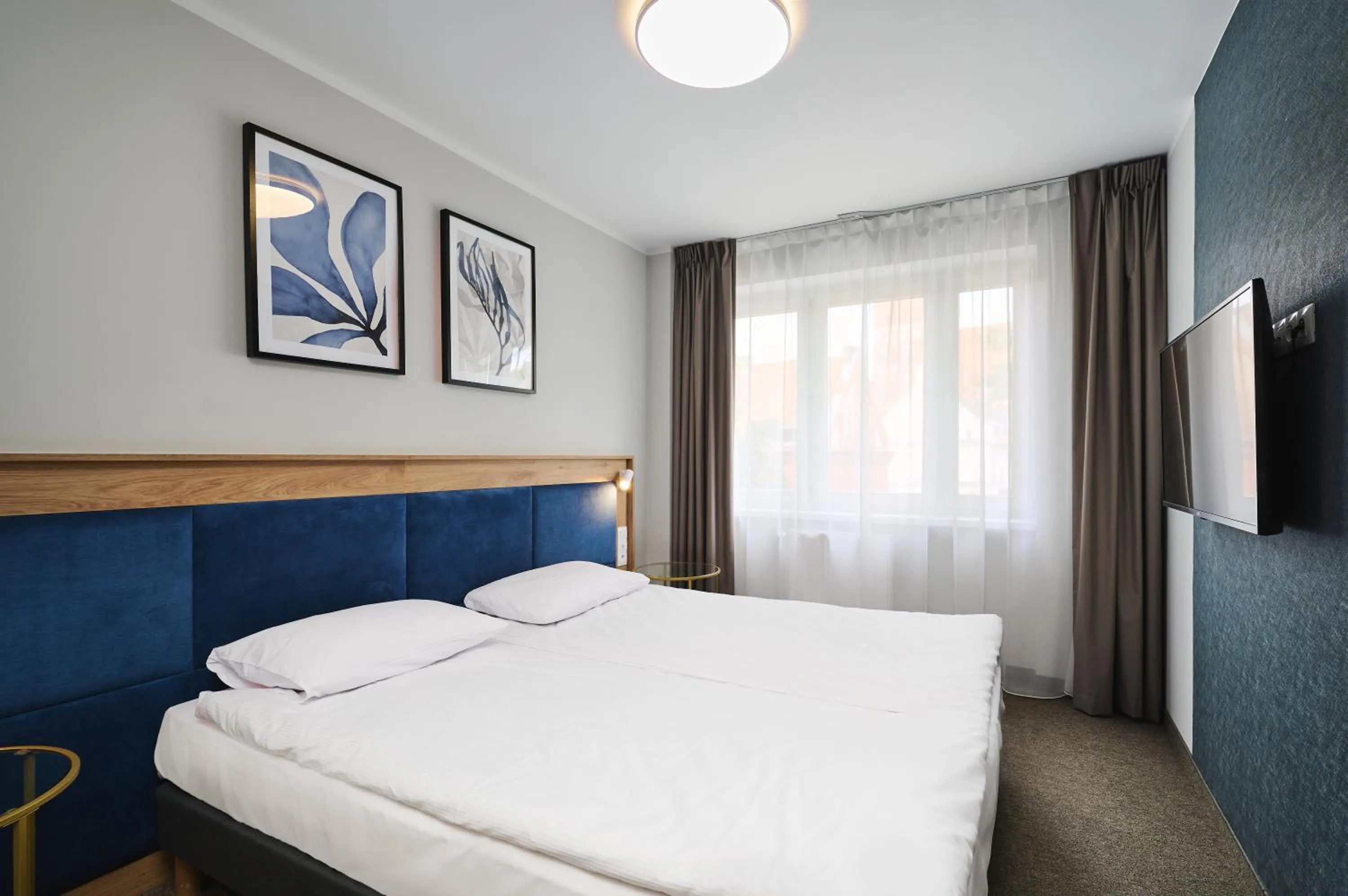 Bed in Hotel Halo Toruń