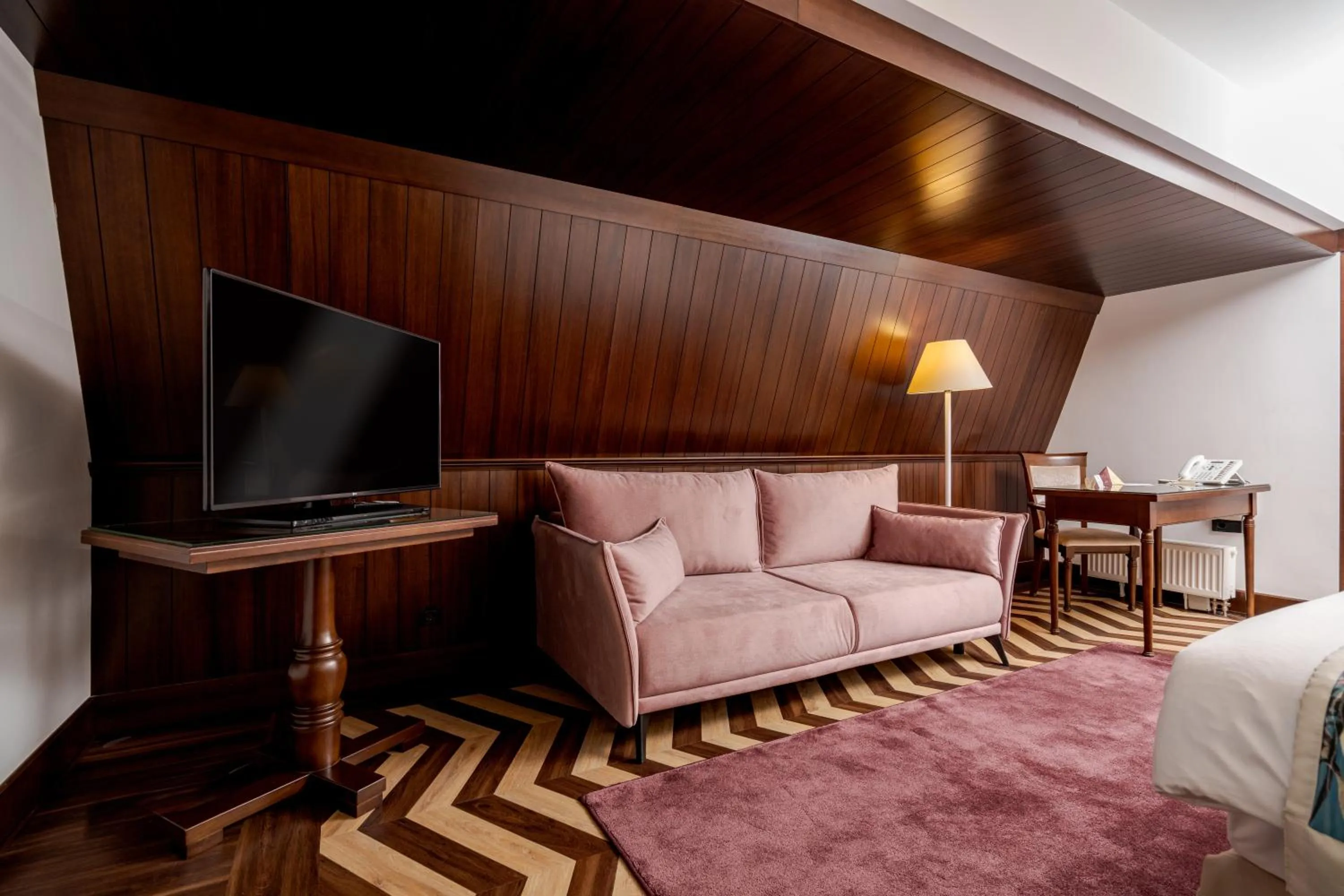 Bed in Hotel International