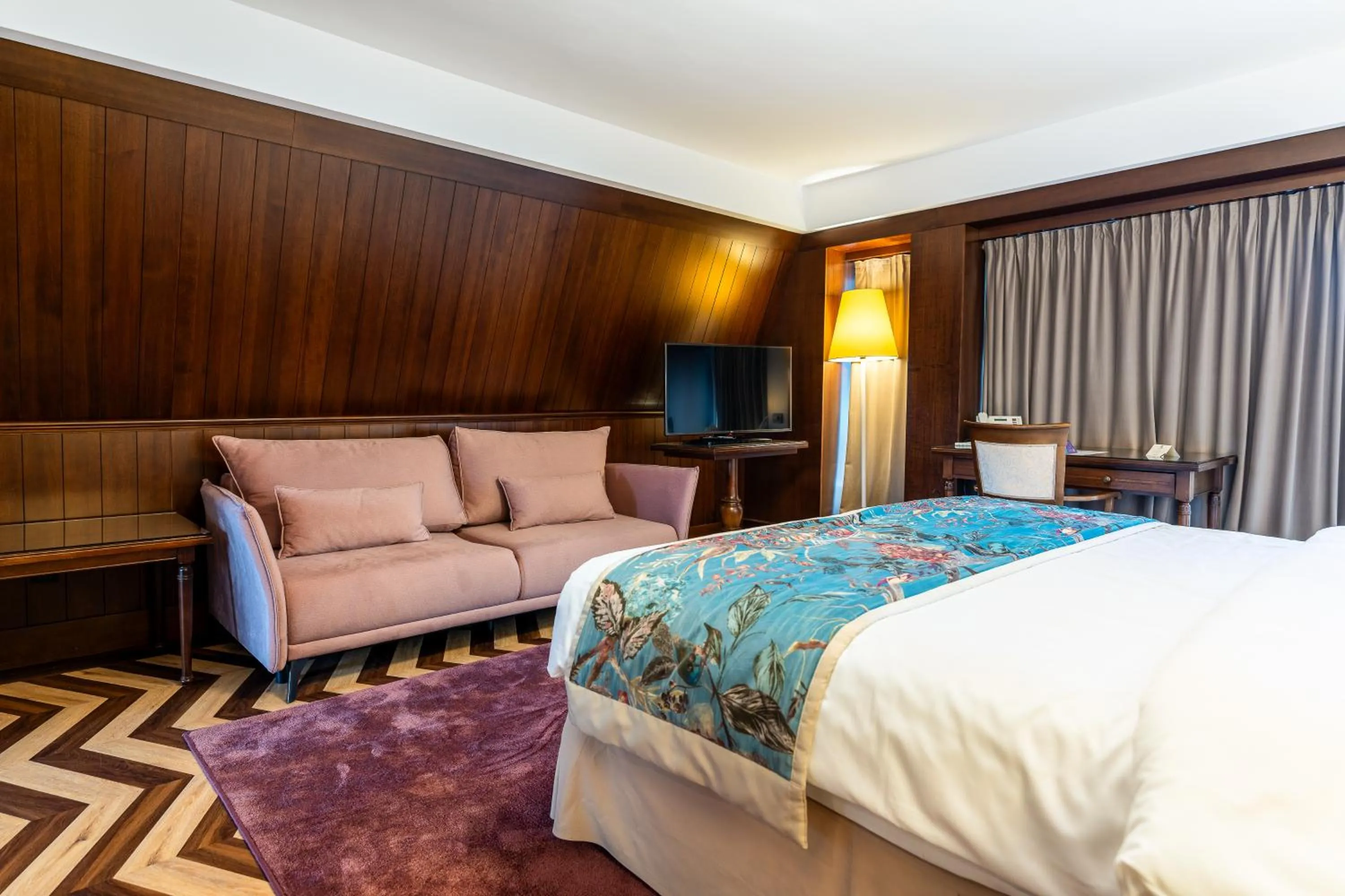 Bed in Hotel International