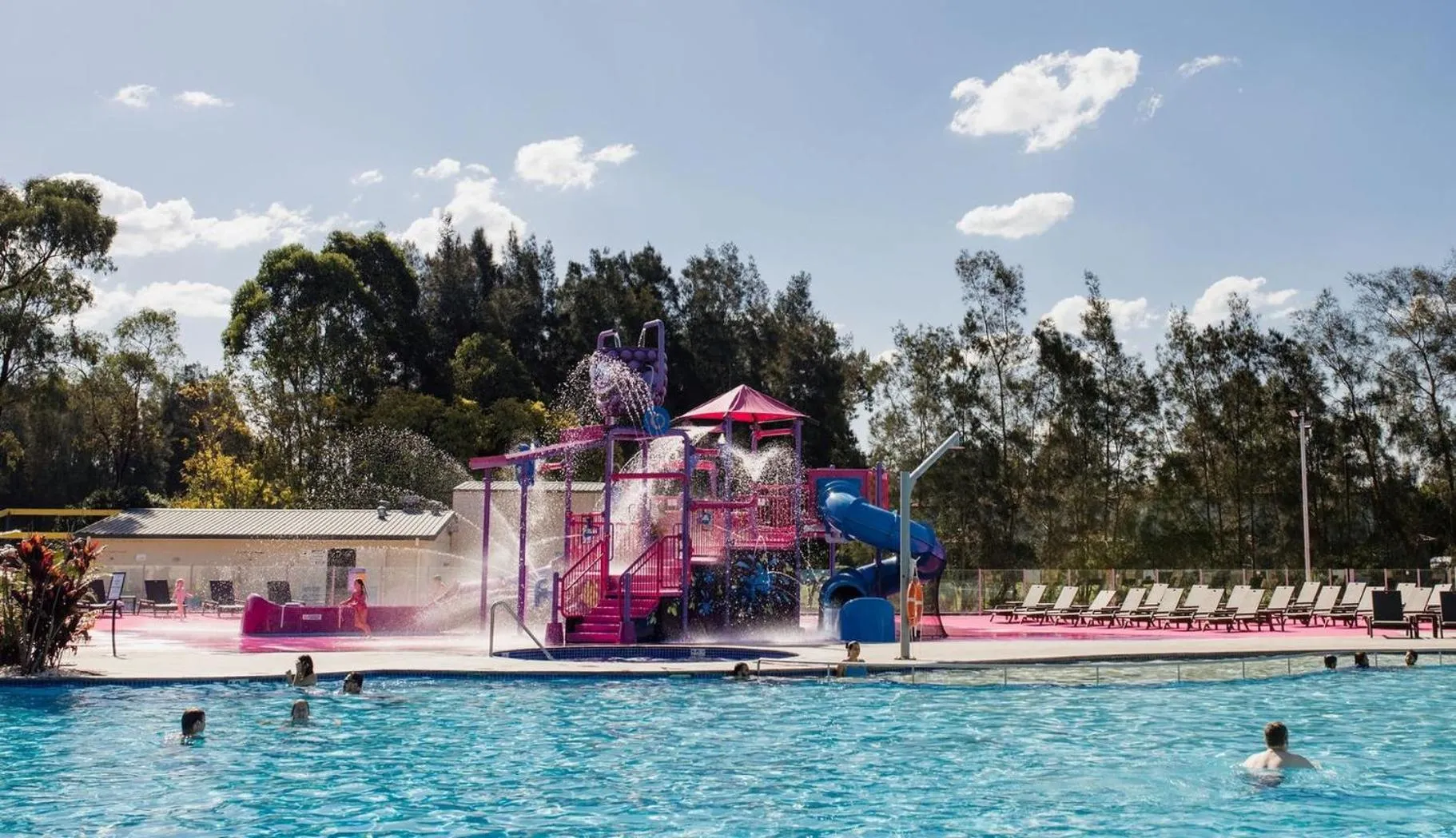 Aqua park in Rydges Resort Hunter Valley