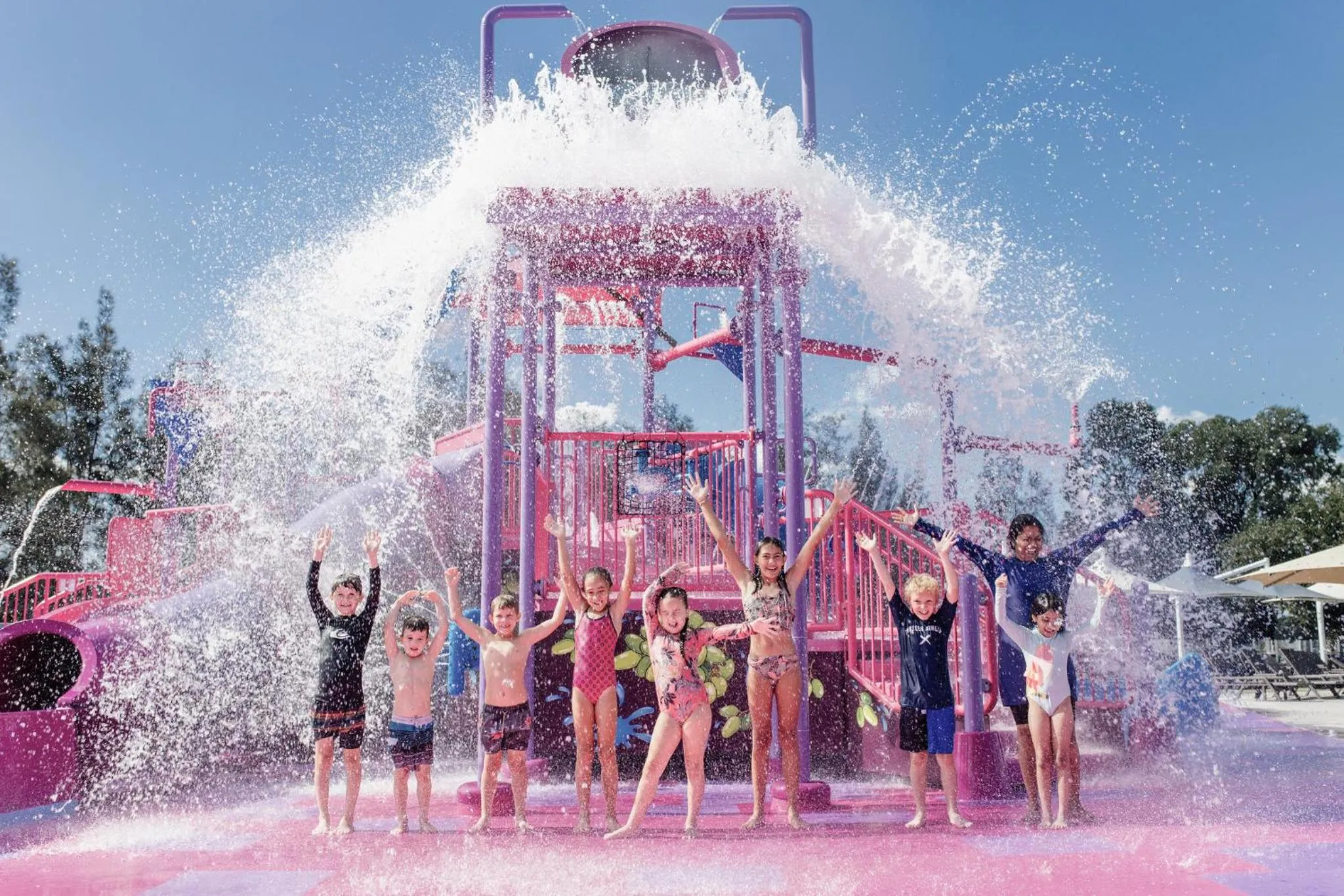 Aqua park in Rydges Resort Hunter Valley