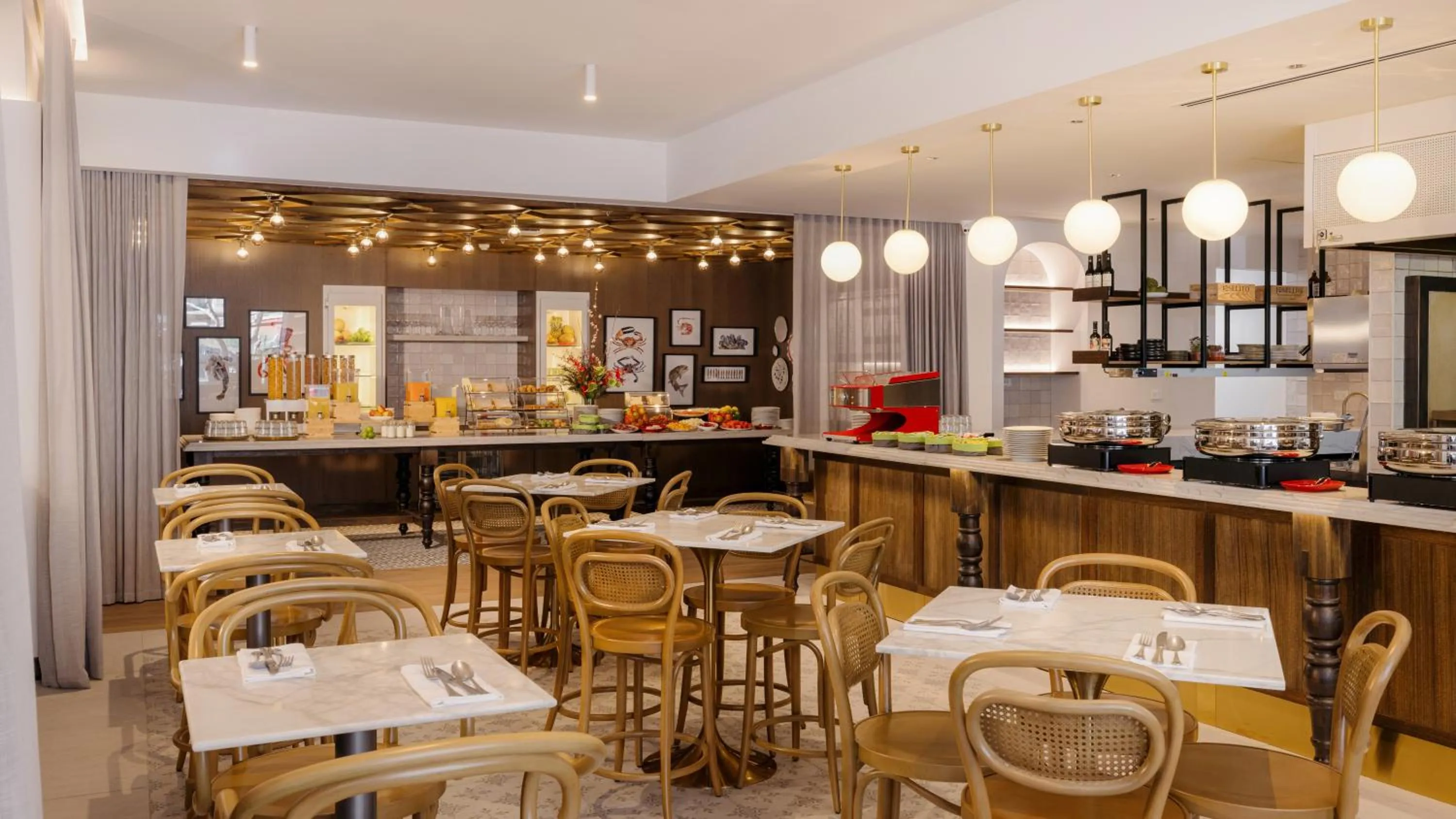 Buffet breakfast in Hotel Indigo Melbourne on Flinders by IHG