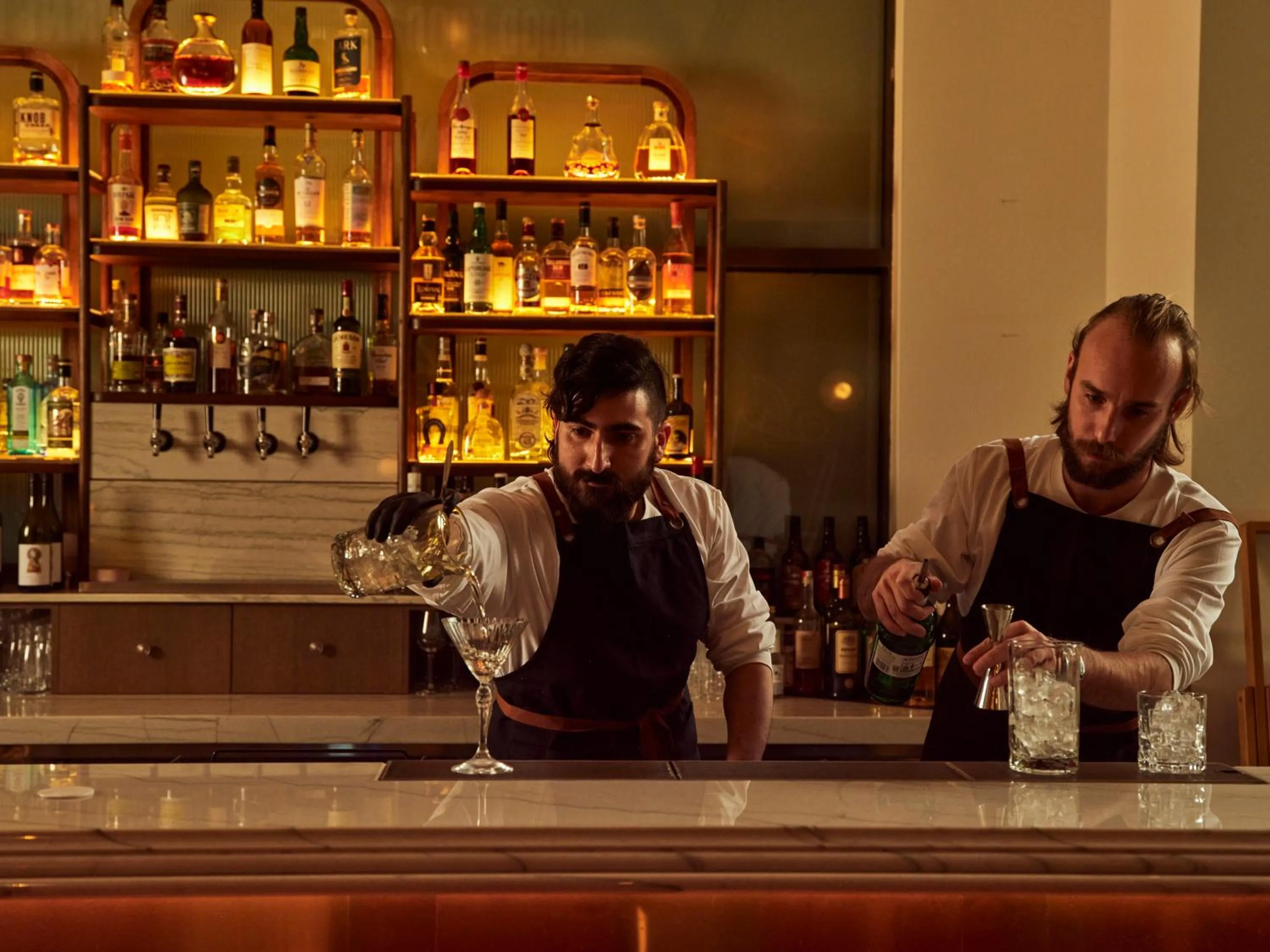 Lounge or bar in Hotel Indigo Melbourne on Flinders by IHG