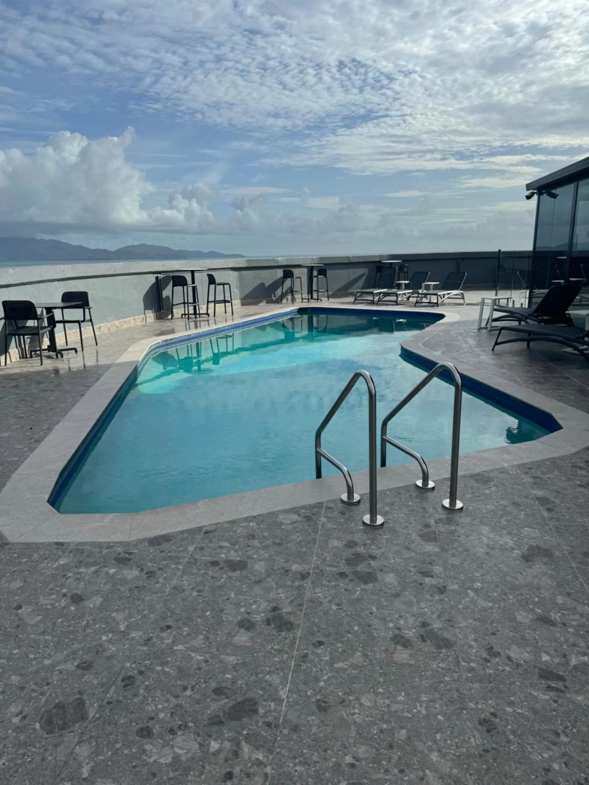 Pool view in Hotel Grand Chancellor Townsville