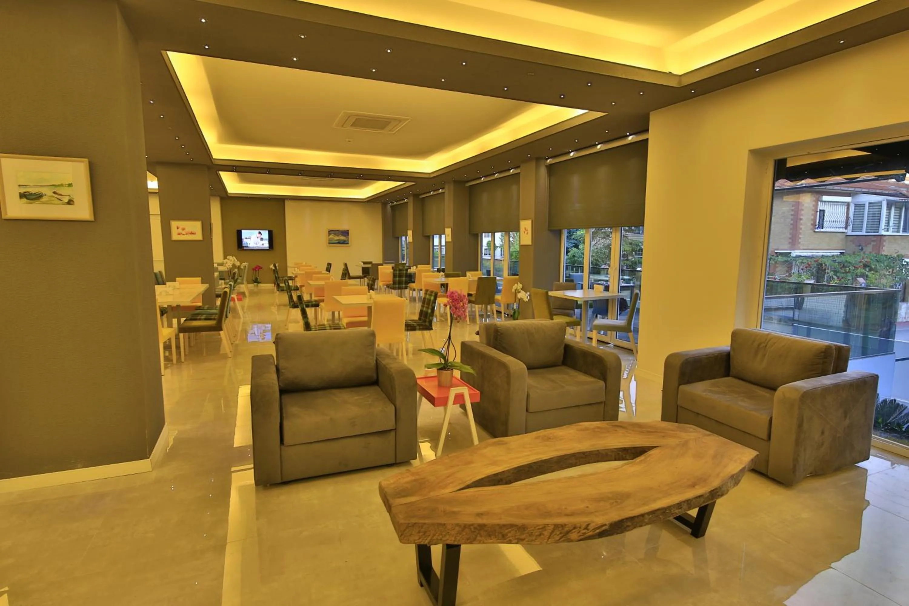 Lobby or reception in leto city hotel