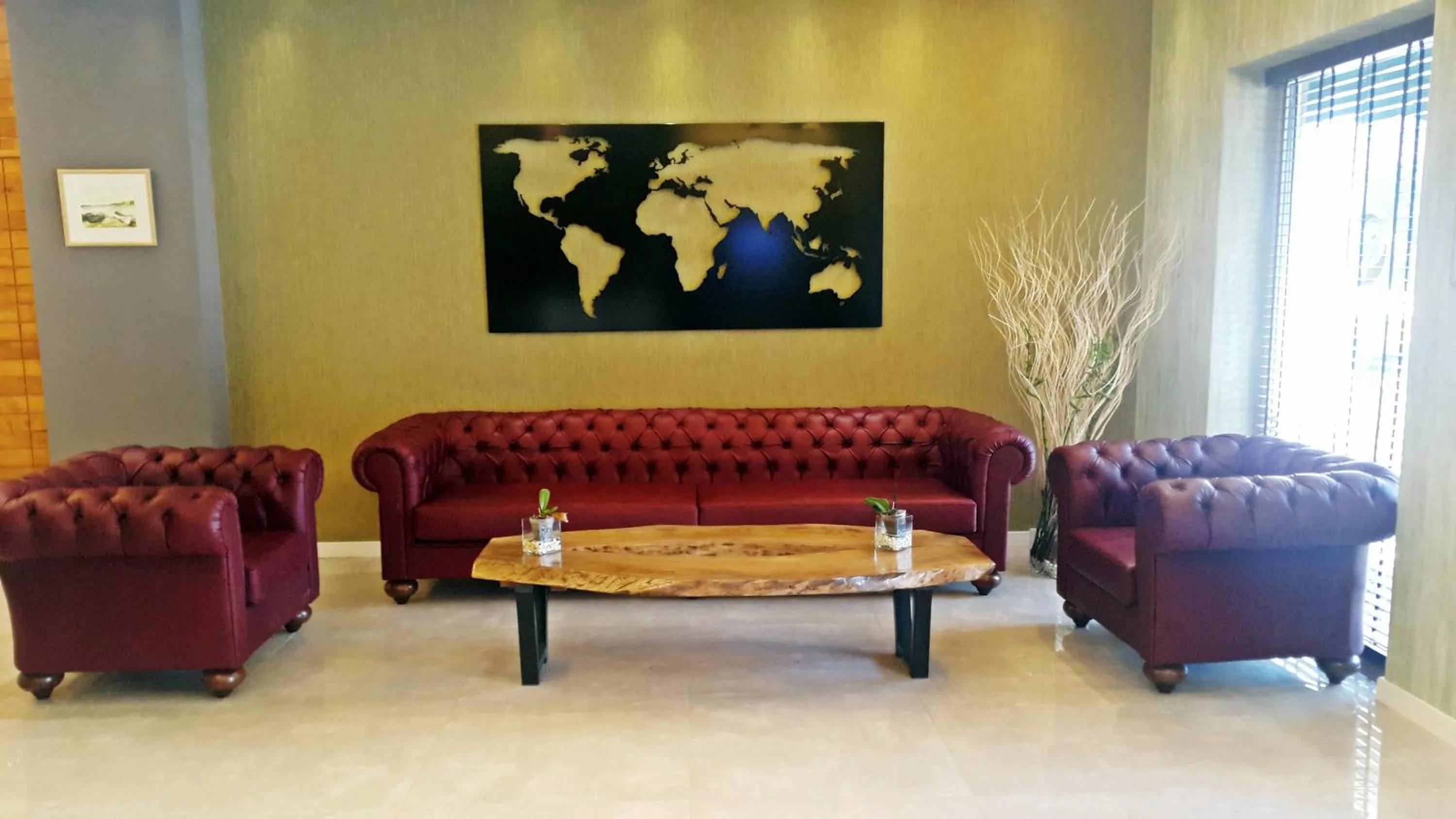 Lobby or reception in leto city hotel