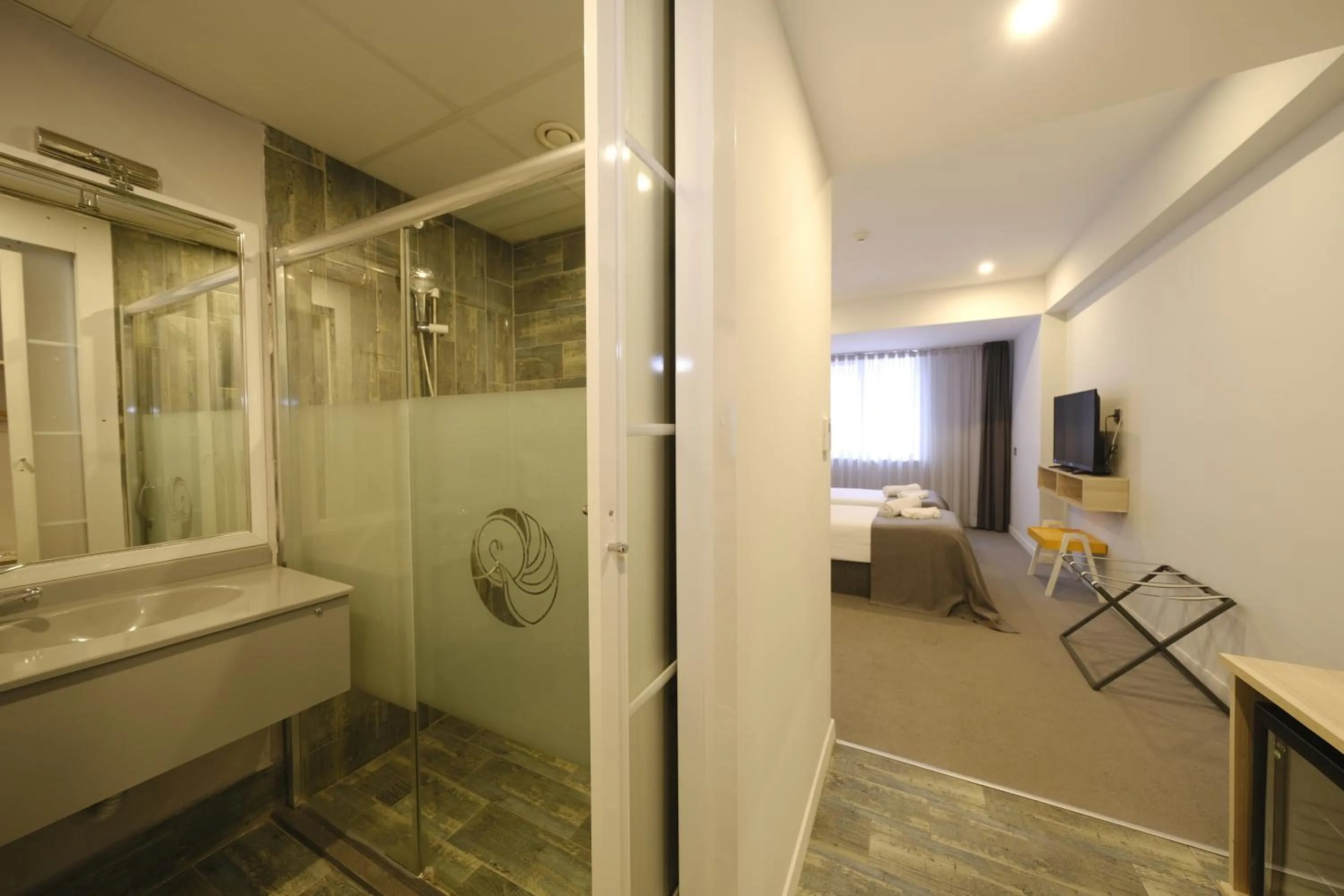 Bathroom in leto city hotel