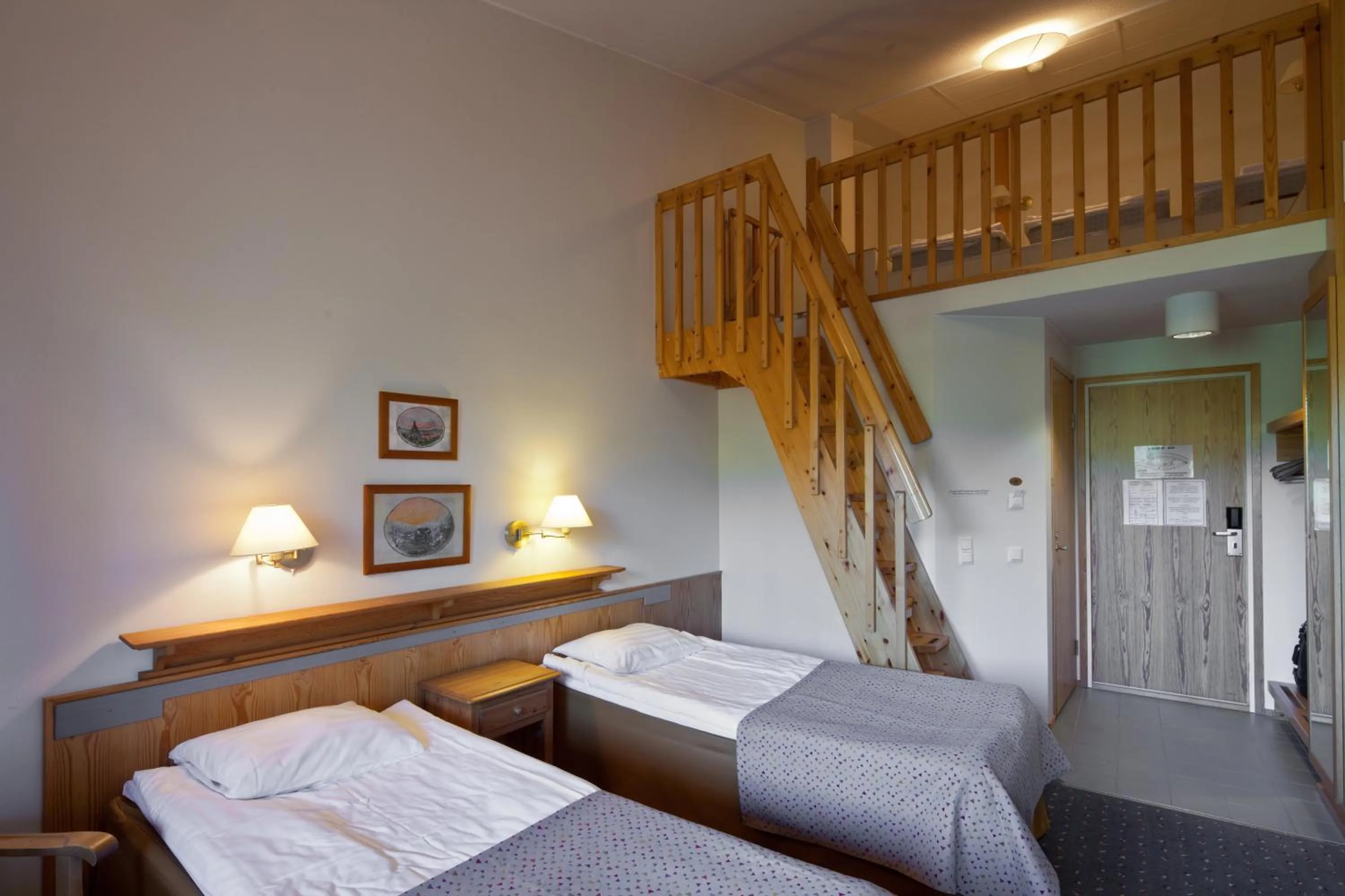 Bedroom, Bed in Lapland Hotels Luostotunturi & Amethyst Spa