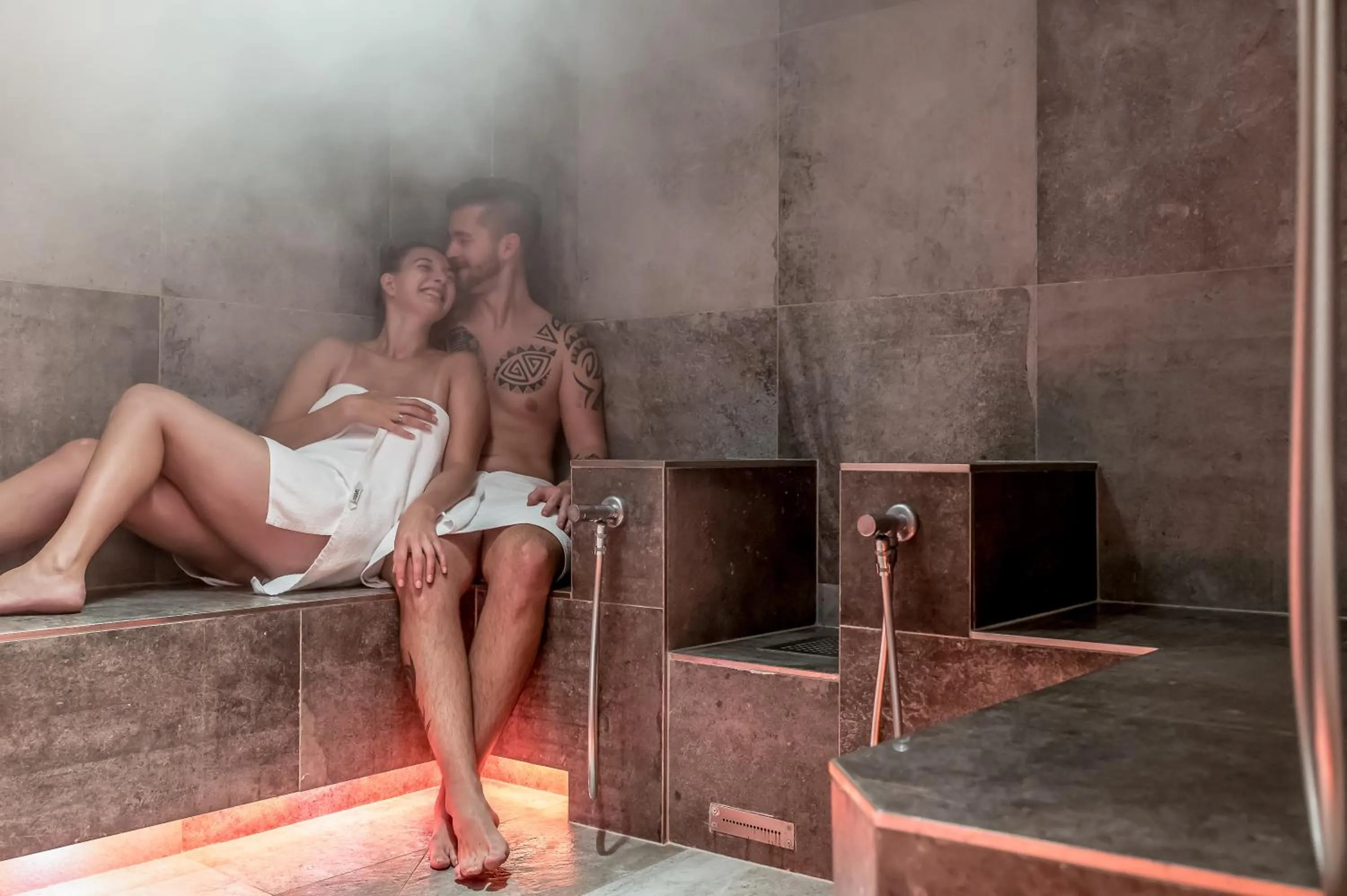 Steam room in 4 Sterne Superior Mühle Resort 1900 - Adults only