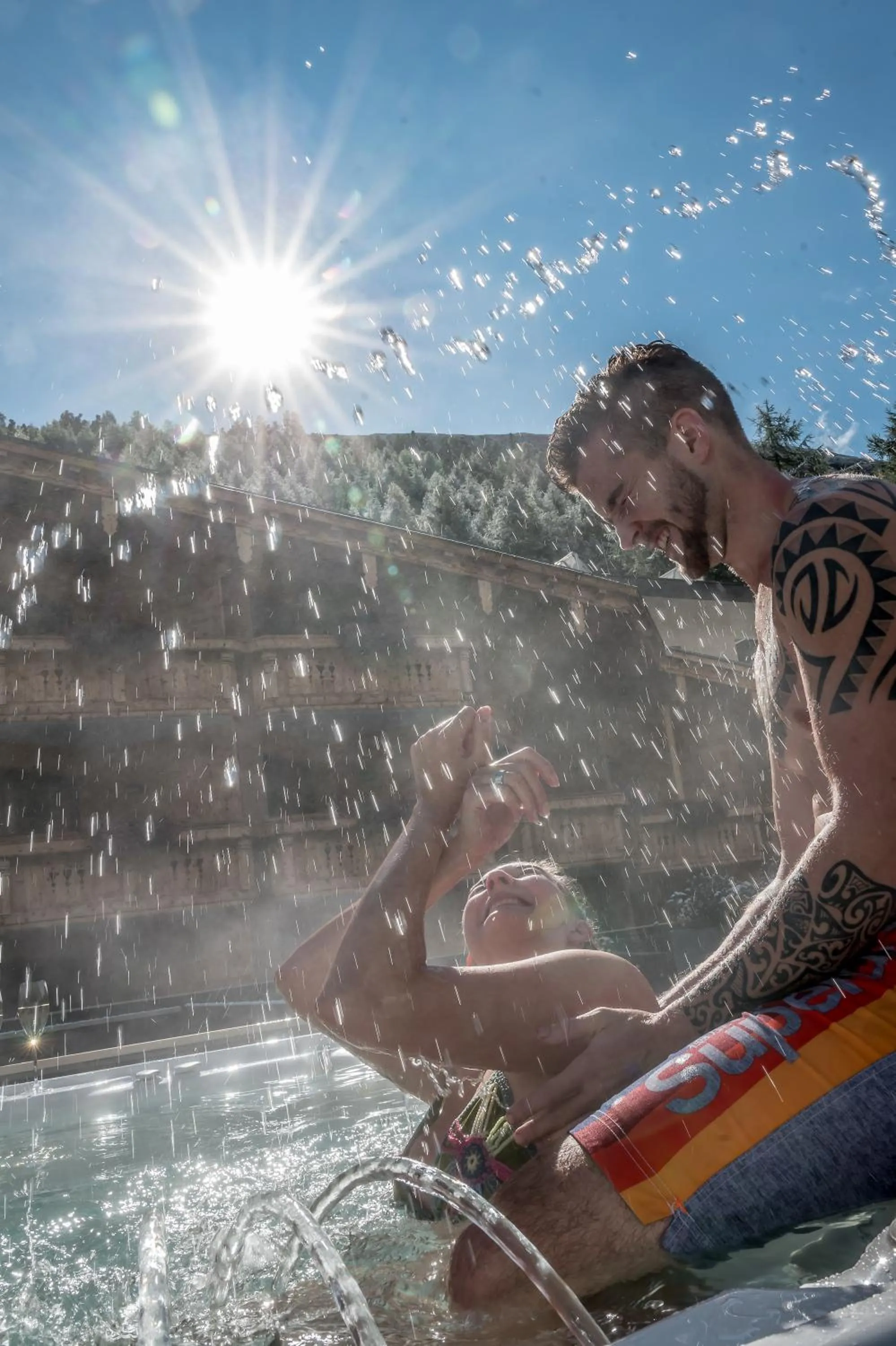 Swimming pool in 4 Sterne Superior Mühle Resort 1900 - Adults only