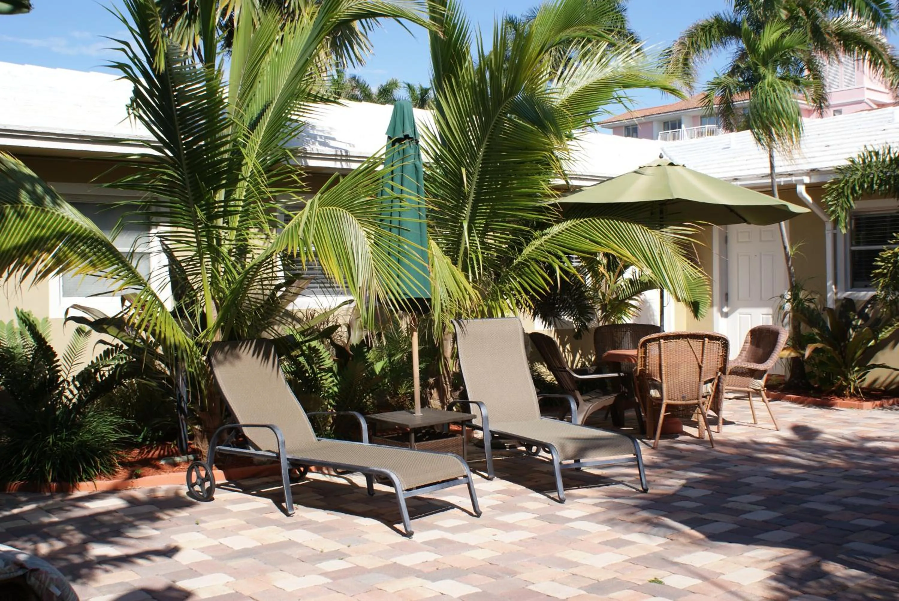 Patio in Atlantic Shores Vacation Villas