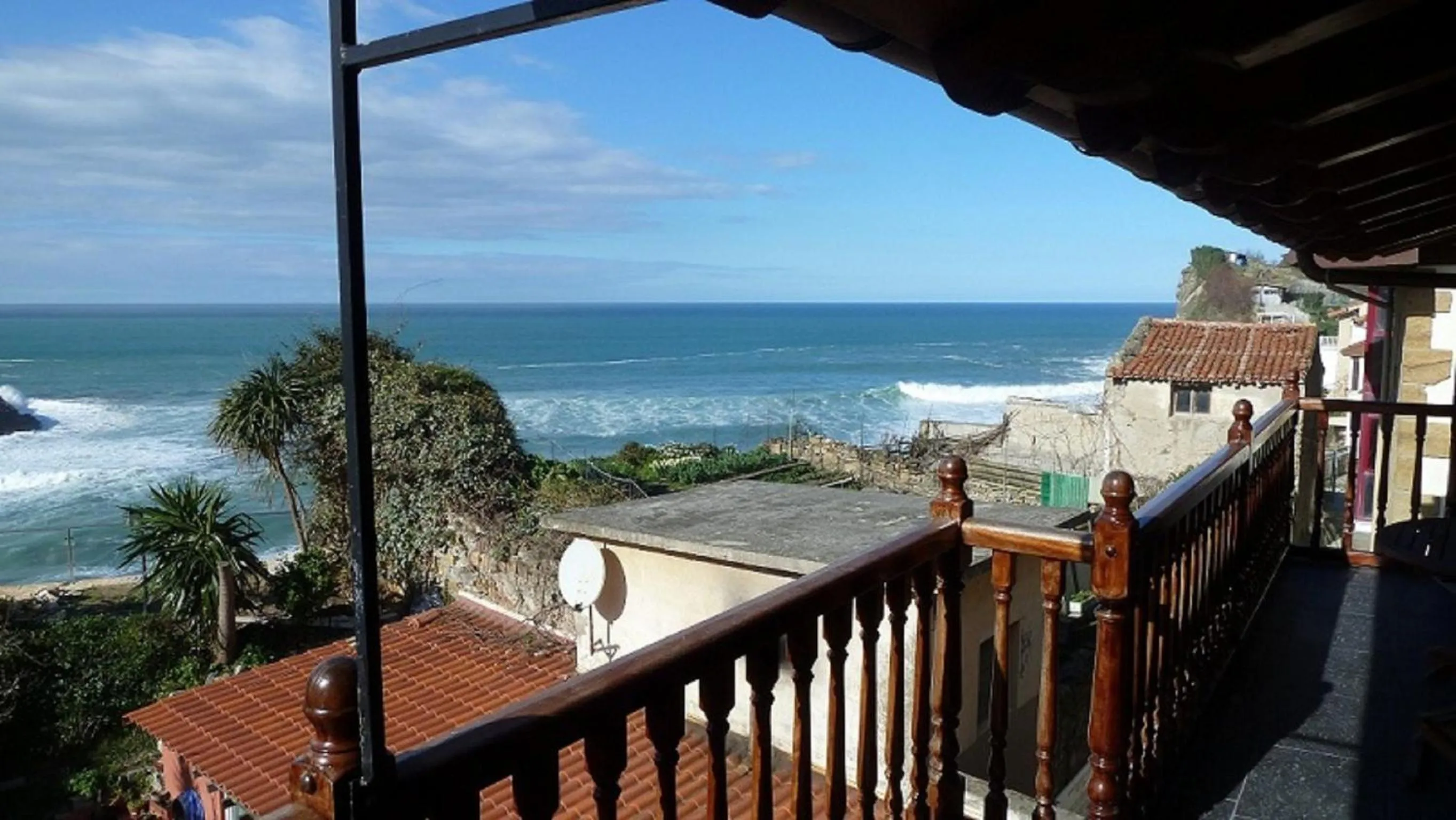 Balcony/Terrace in Hotel Itxas Gain Getaria
