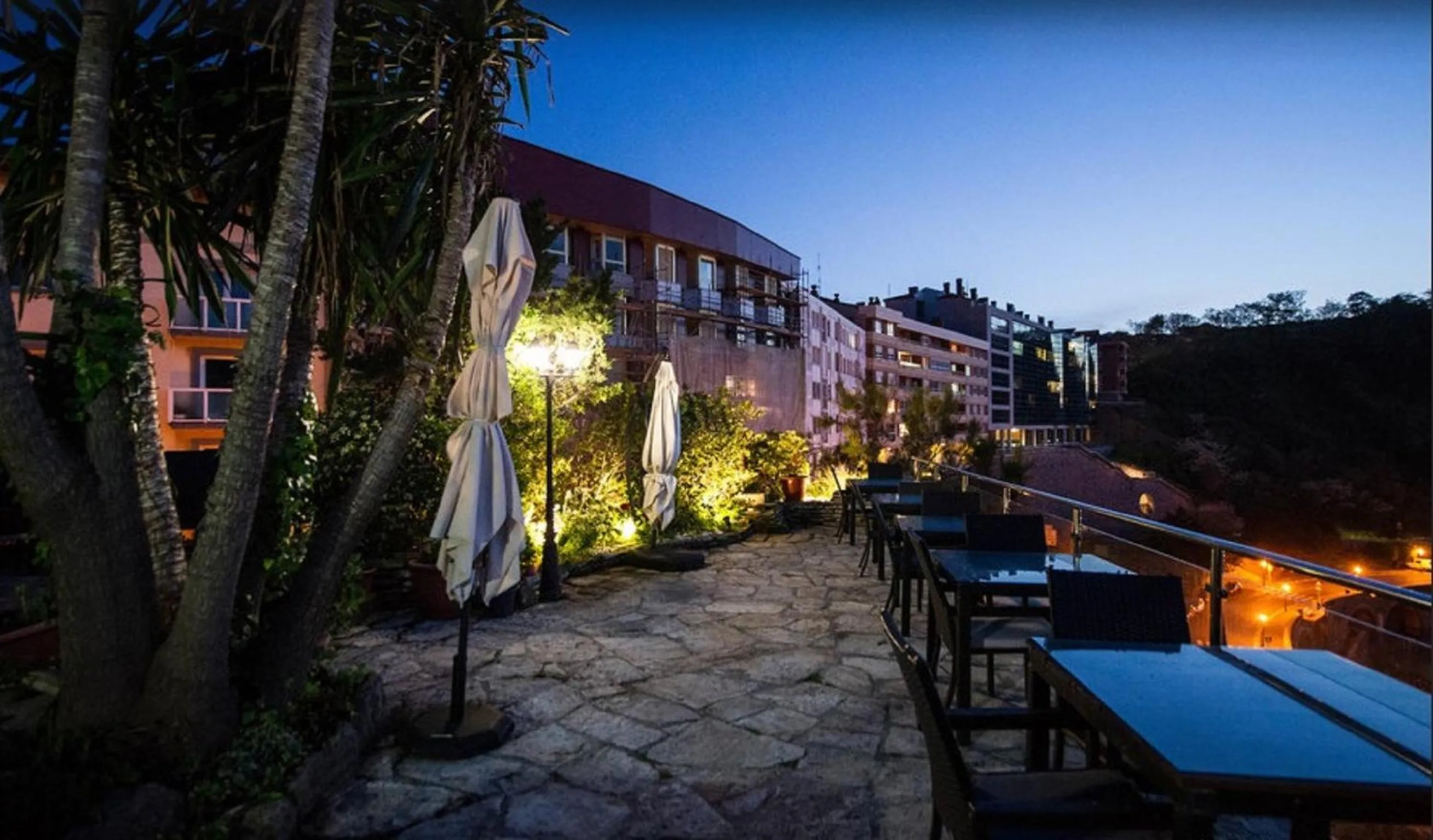 Garden view in Hotel Itxas Gain Getaria