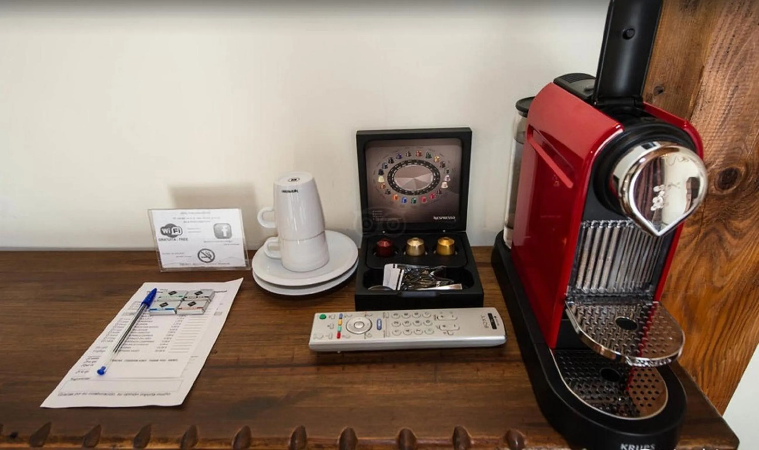 Coffee/tea facilities in Hotel Itxas Gain Getaria