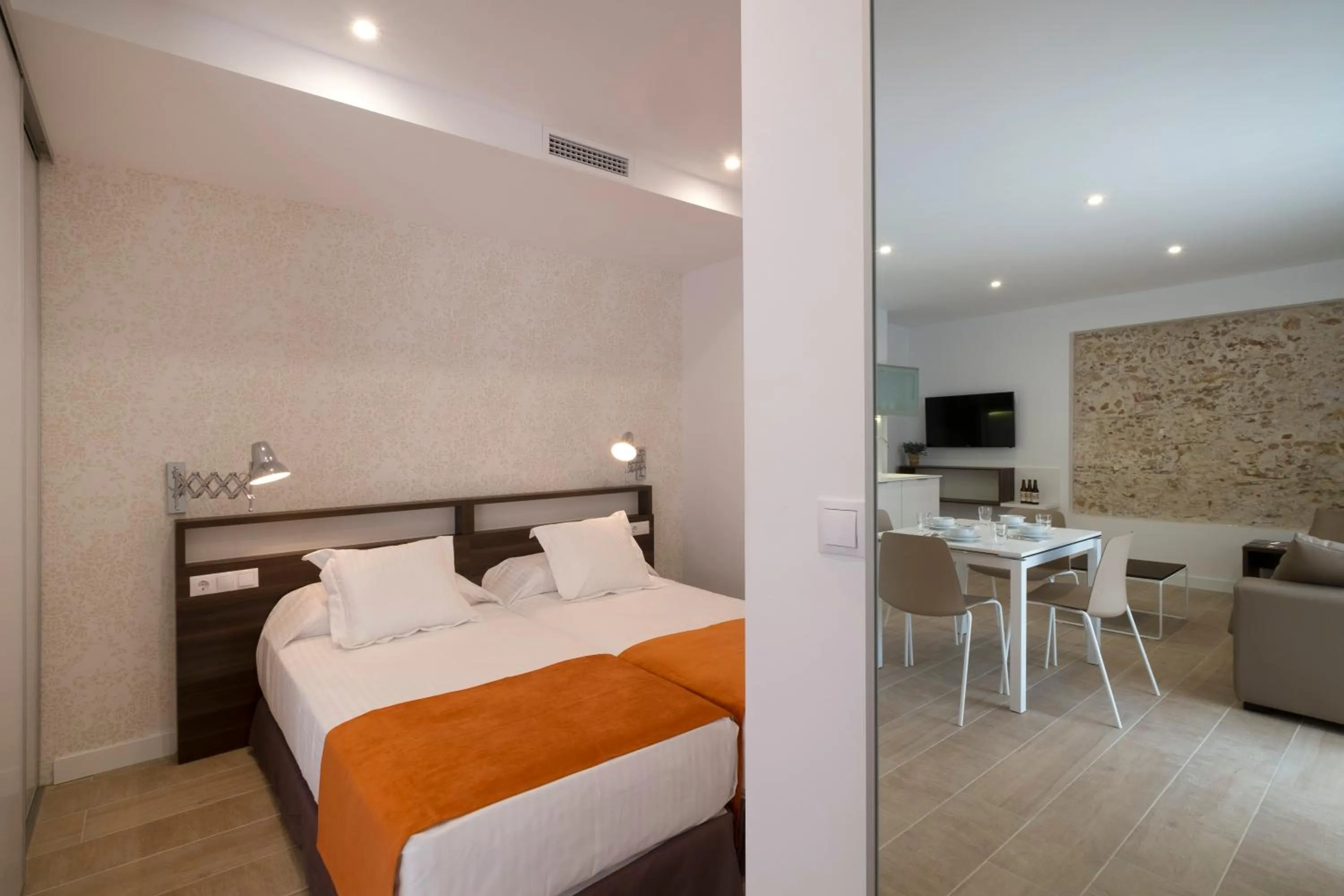 Bedroom, Bed in Apartamentos Maier