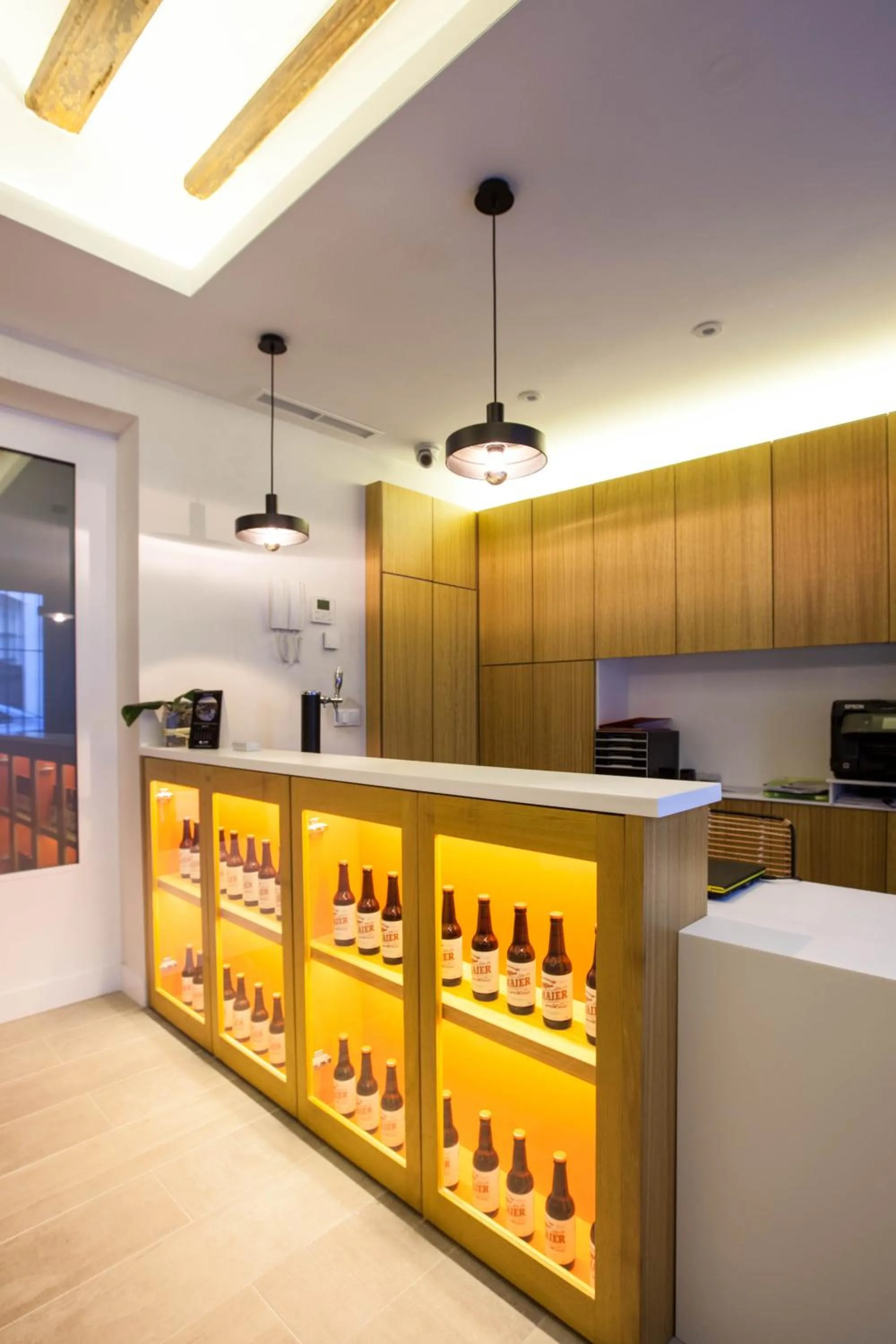 Lobby or reception in Apartamentos Maier