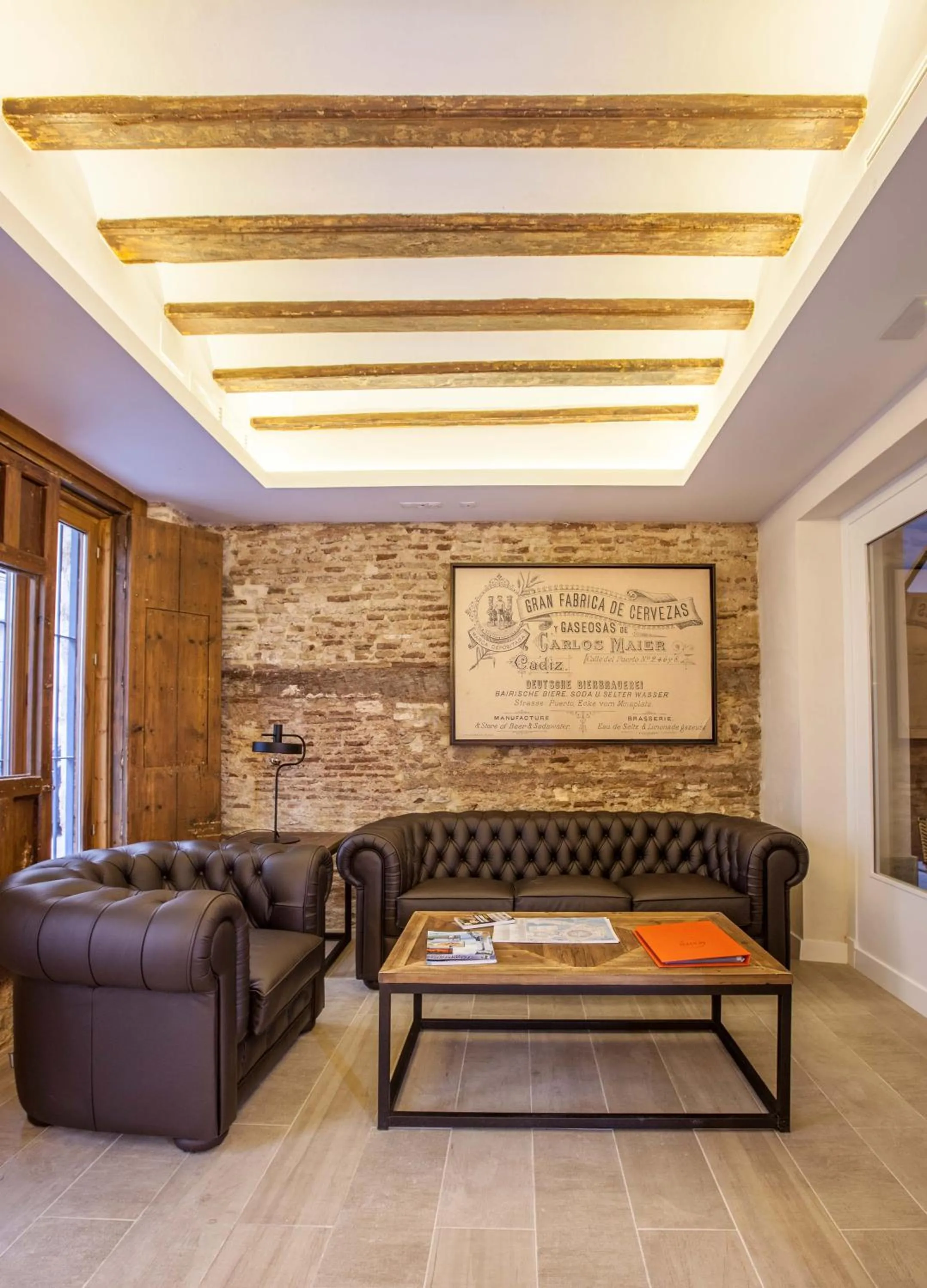 Lobby or reception in Apartamentos Maier