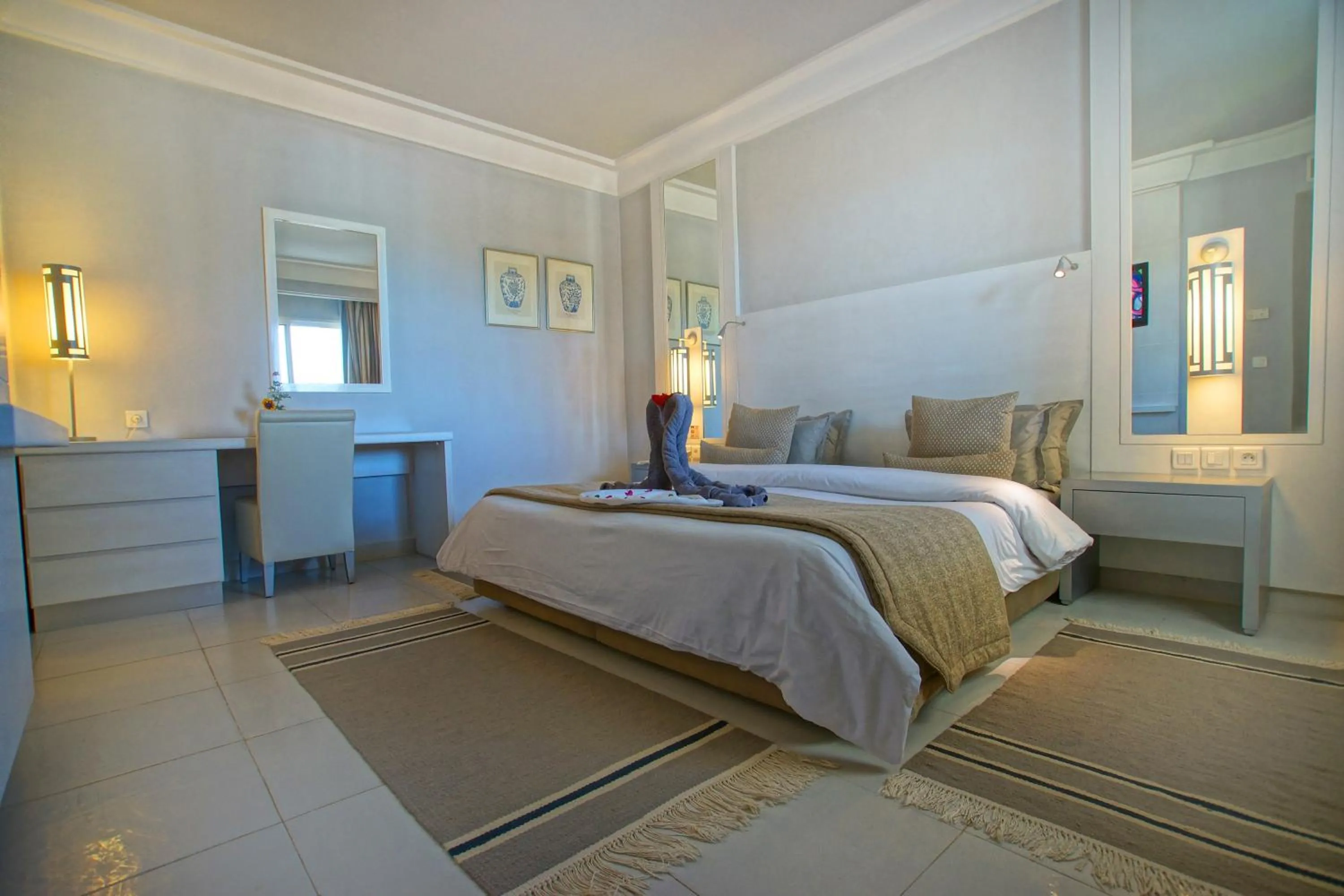 Garden view, Bed in Djerba Plaza Thalasso & Spa