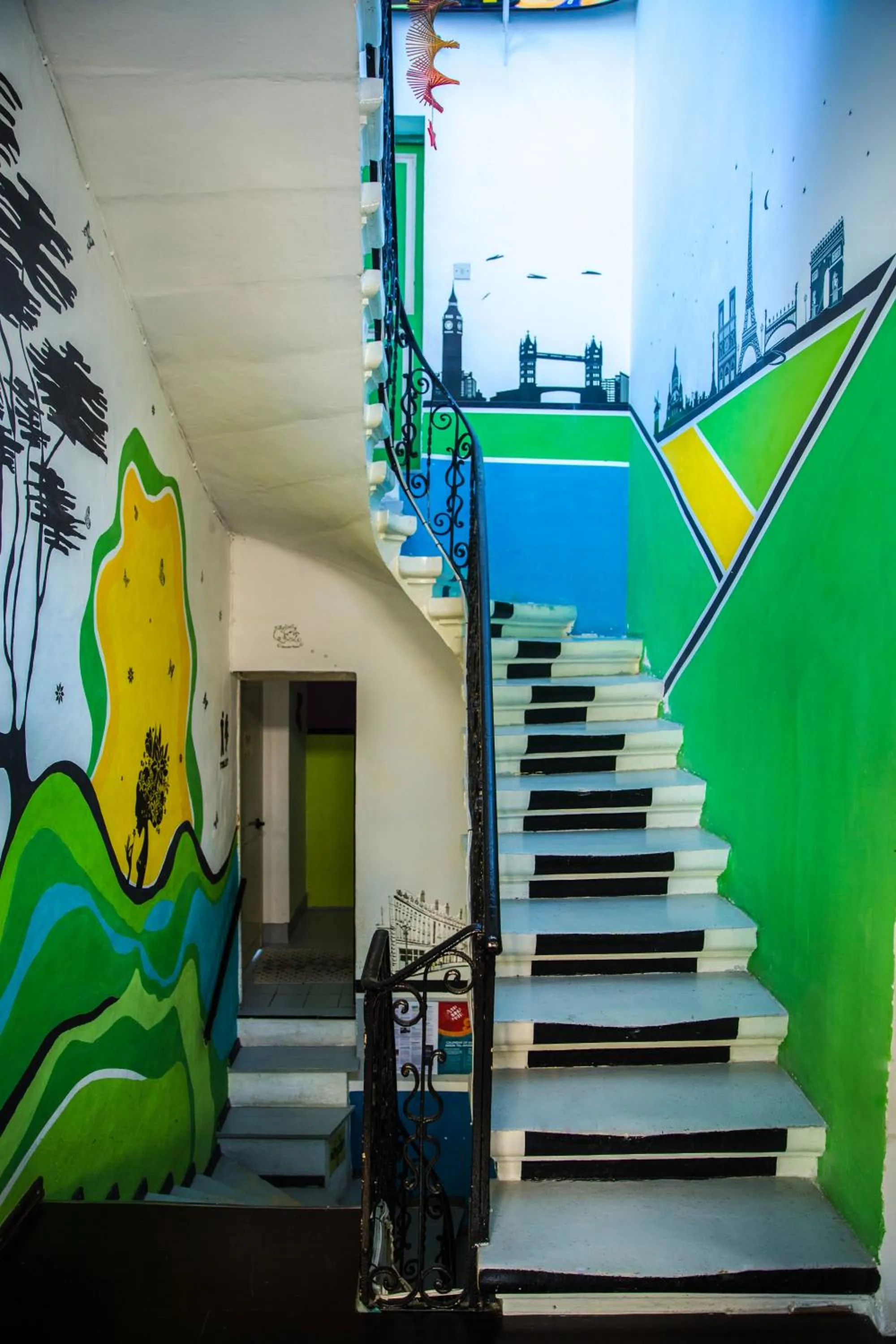 Decorative detail in Five Trees