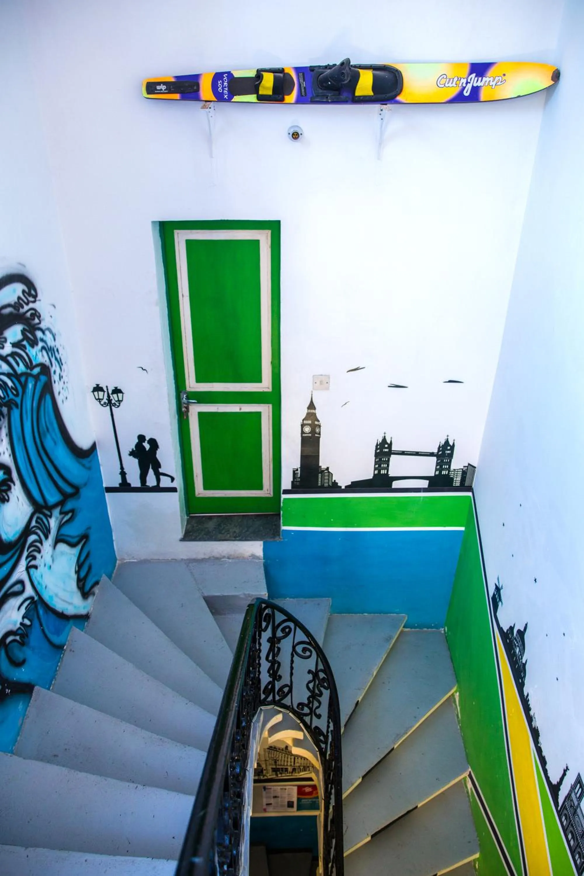 Decorative detail in Five Trees