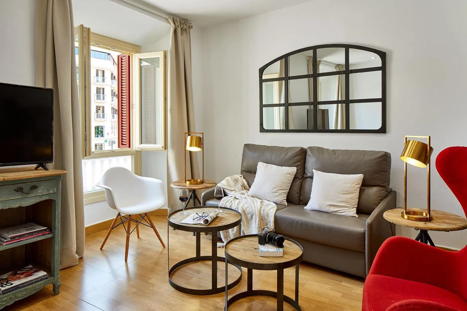 Living room in Lodgingmalaga Plaza Constitucion