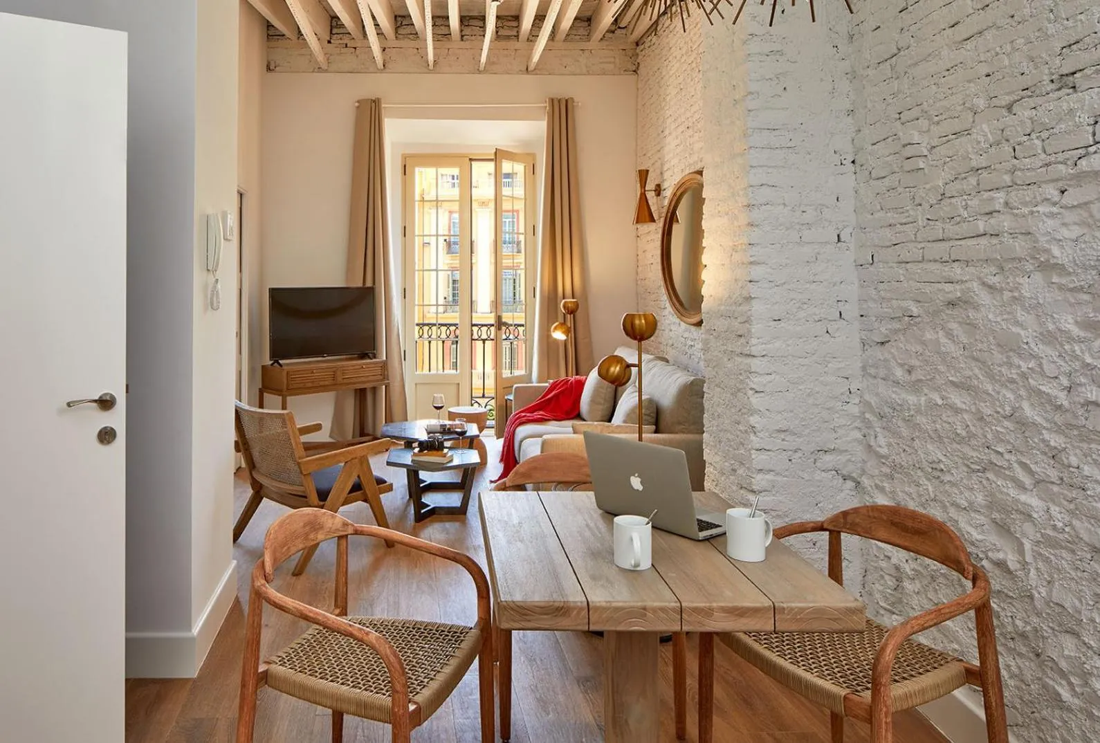 Balcony/Terrace in Lodgingmalaga Plaza Constitucion