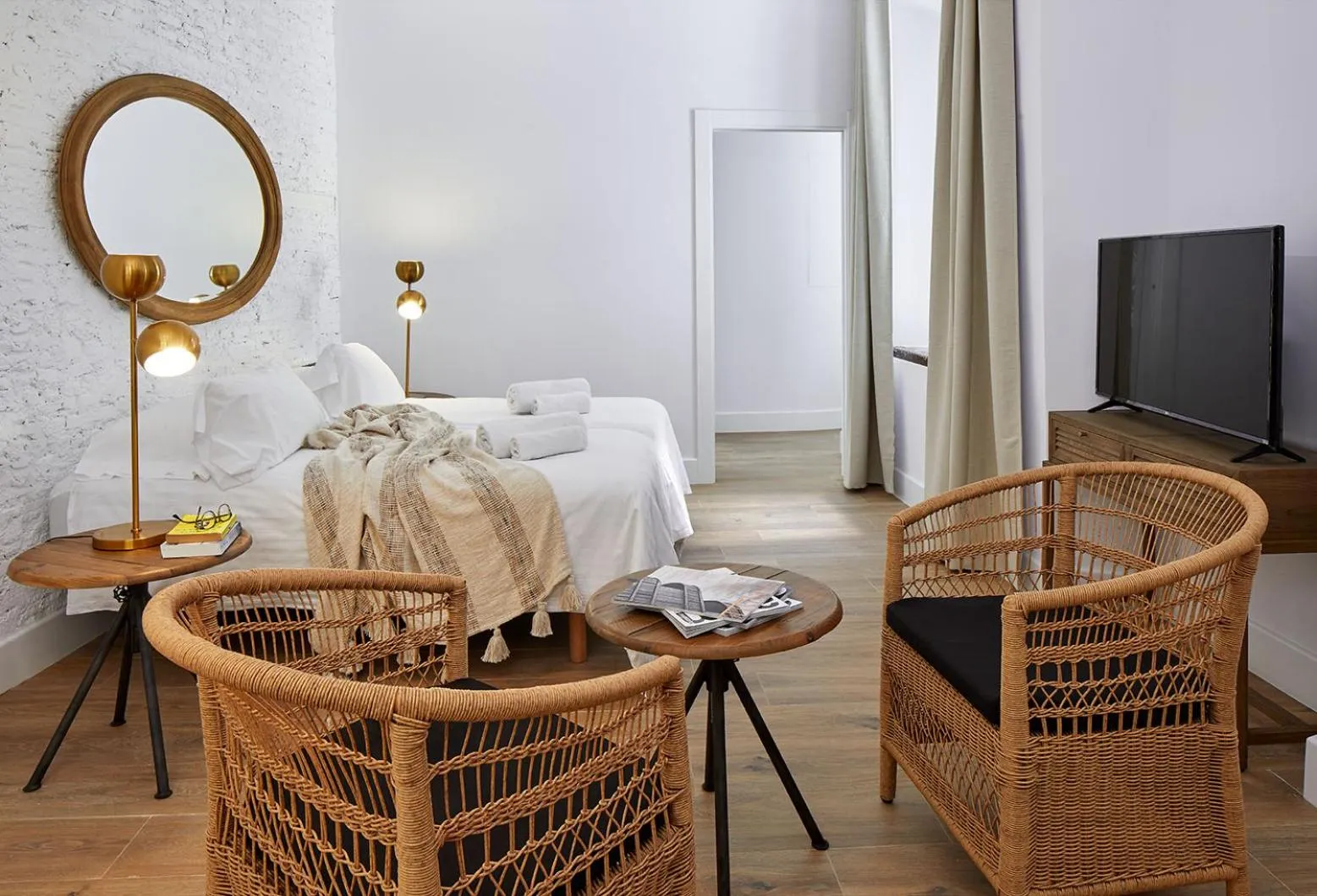 Bedroom in Lodgingmalaga Plaza Constitucion