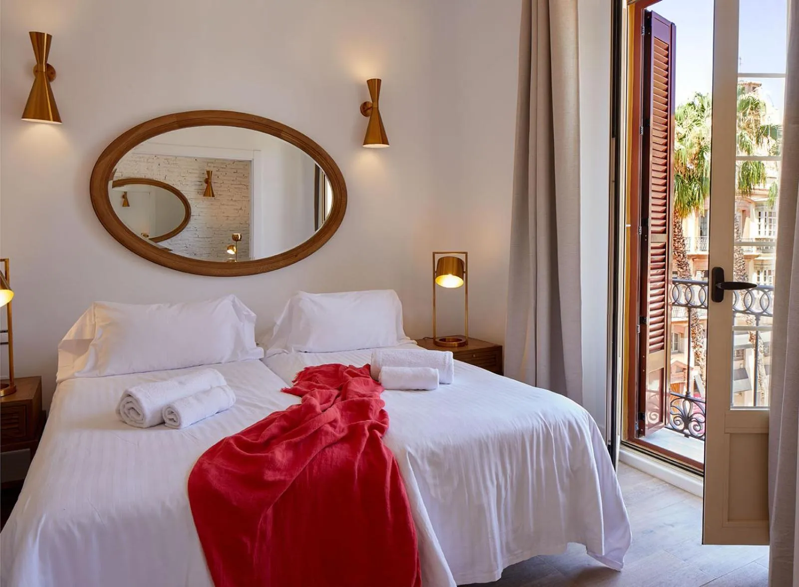 Bedroom, Bed in Lodgingmalaga Plaza Constitucion