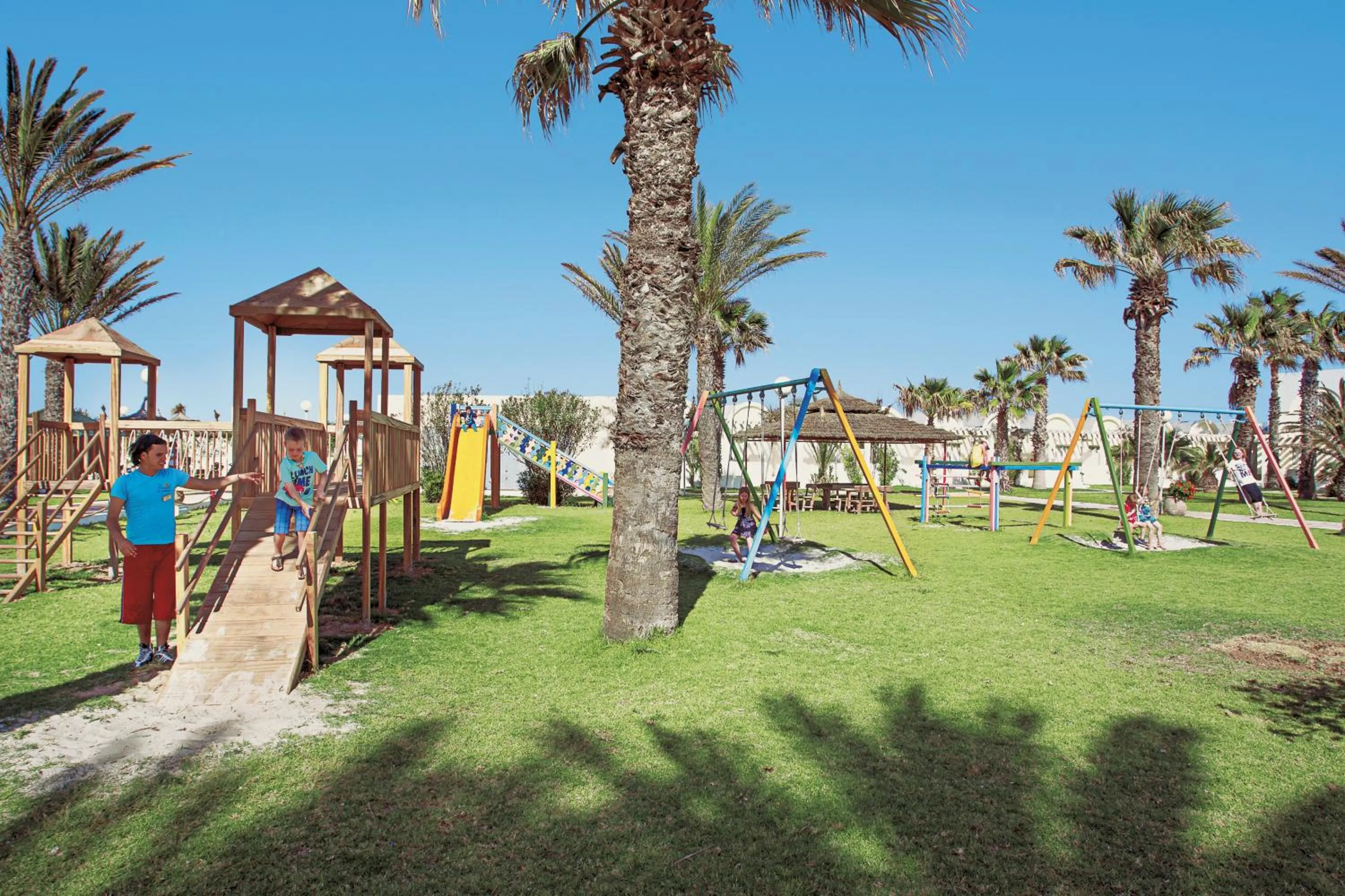Children play ground in El Mehdi Beach Resort ex Primasol El Mehdi