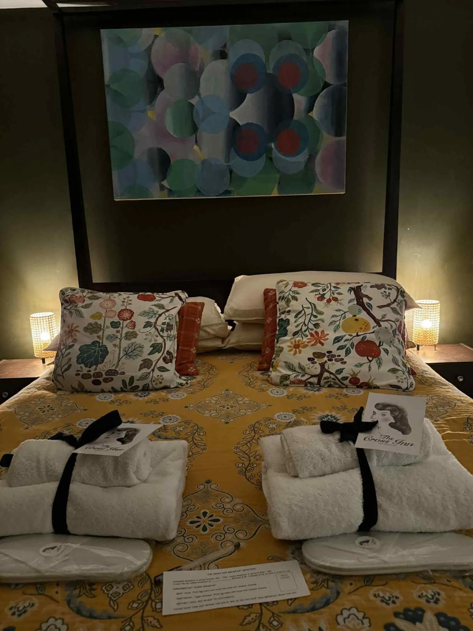 Bed in The Cross Inn