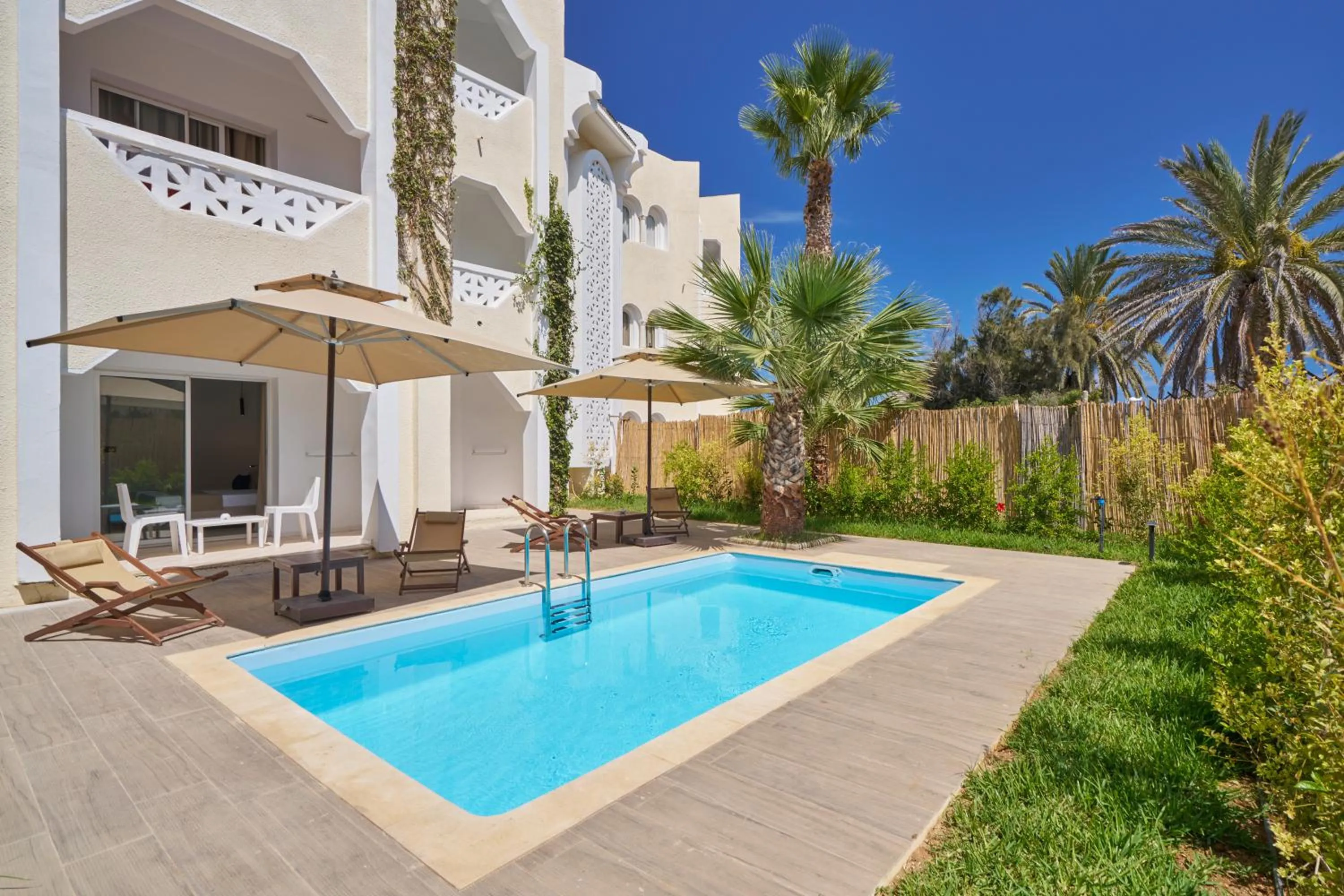 Patio in Mahdia Beach & Aqua Park