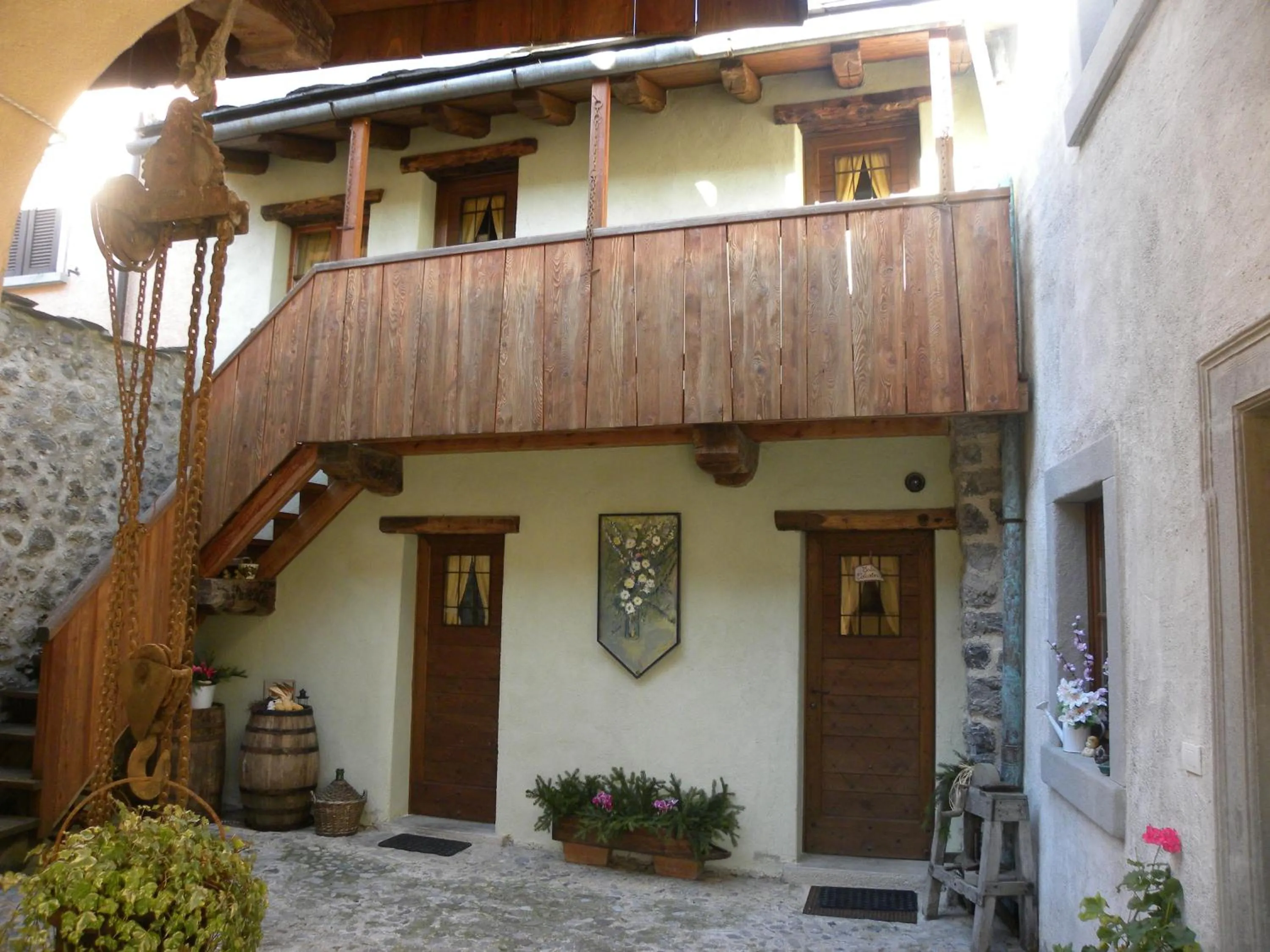 Property building in B&B Santa Brigida